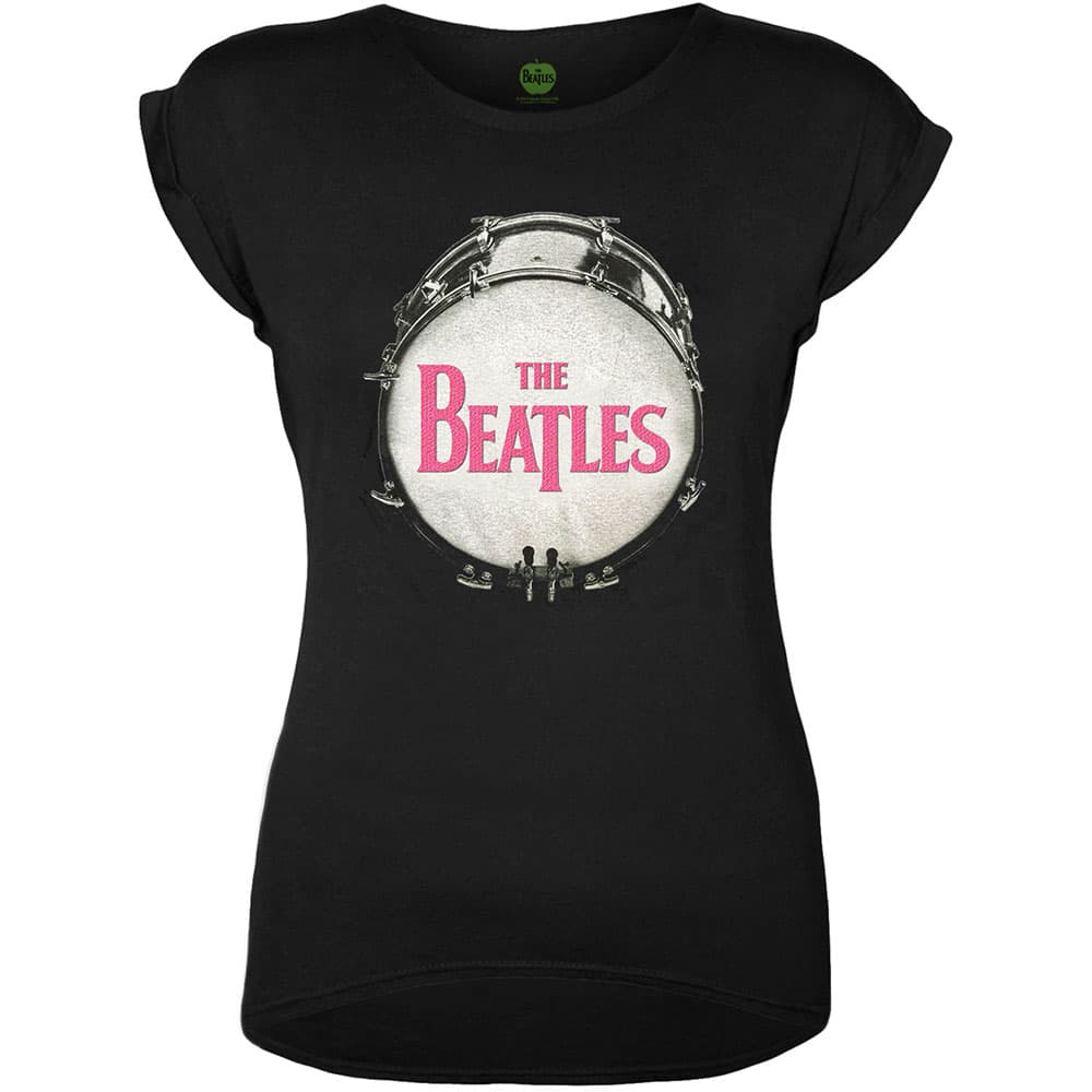 Tričko The Beatles - Drum, Žena,Čierna,L