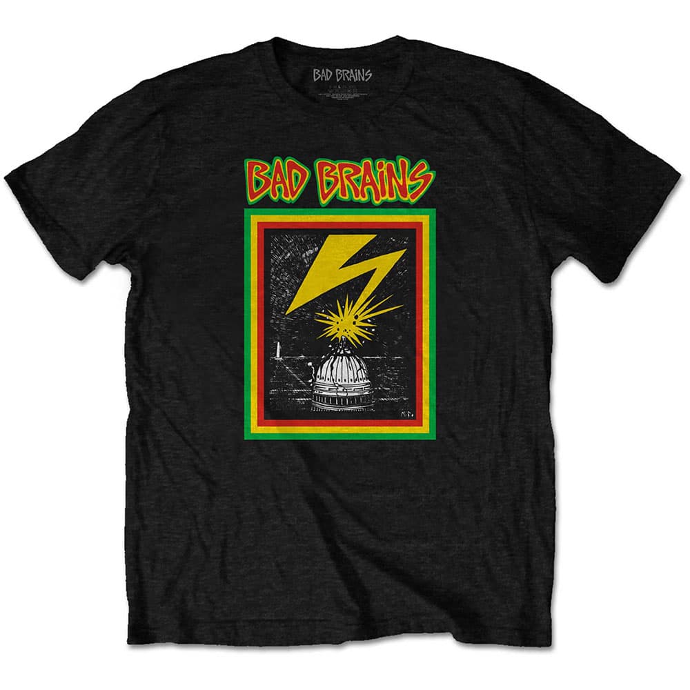 Tričko Bad Brains - Capitol Strike, Unisex,Čierna,S