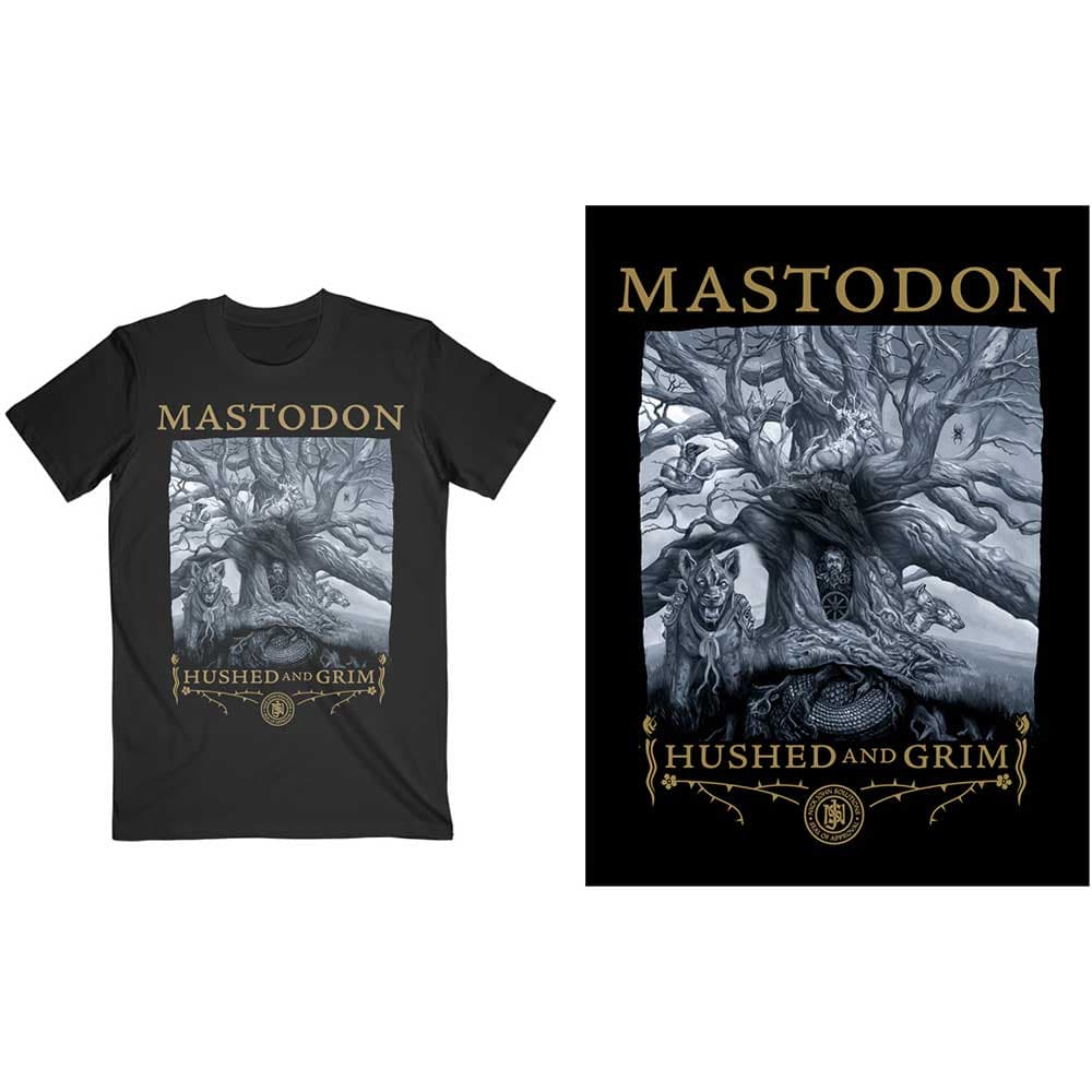 Tričko Mastodon - Hushed & Grim Cover, Unisex,Čierna,S