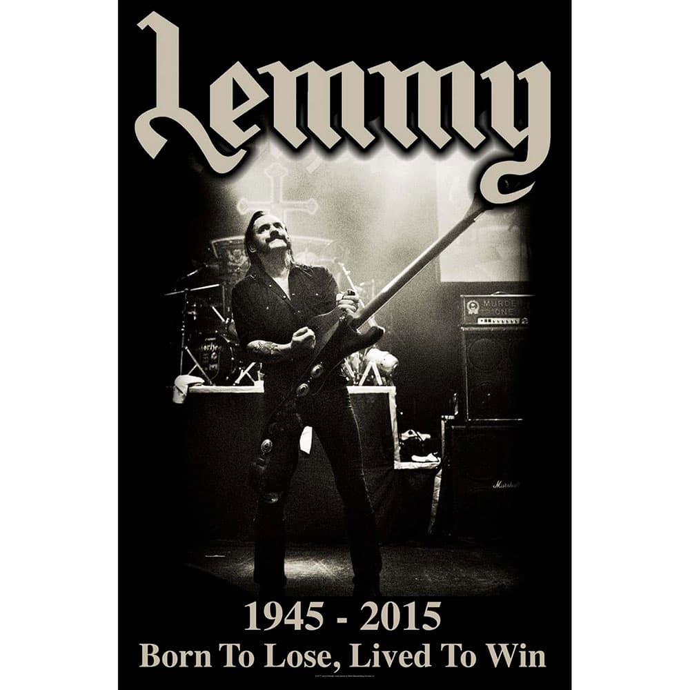 Plagát Lemmy - Lived to Win