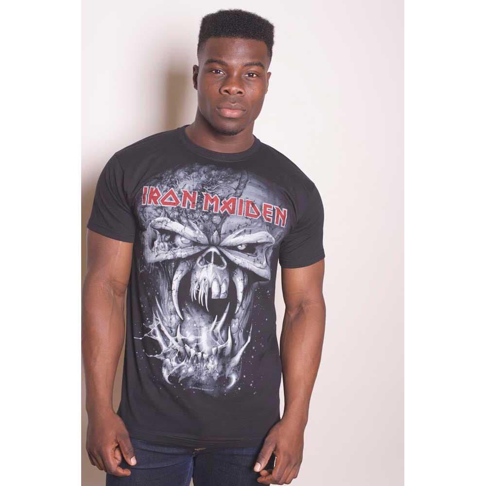 Tričko Iron Maiden - Final Frontier Eddie Vintage, Unisex,Čierna,S