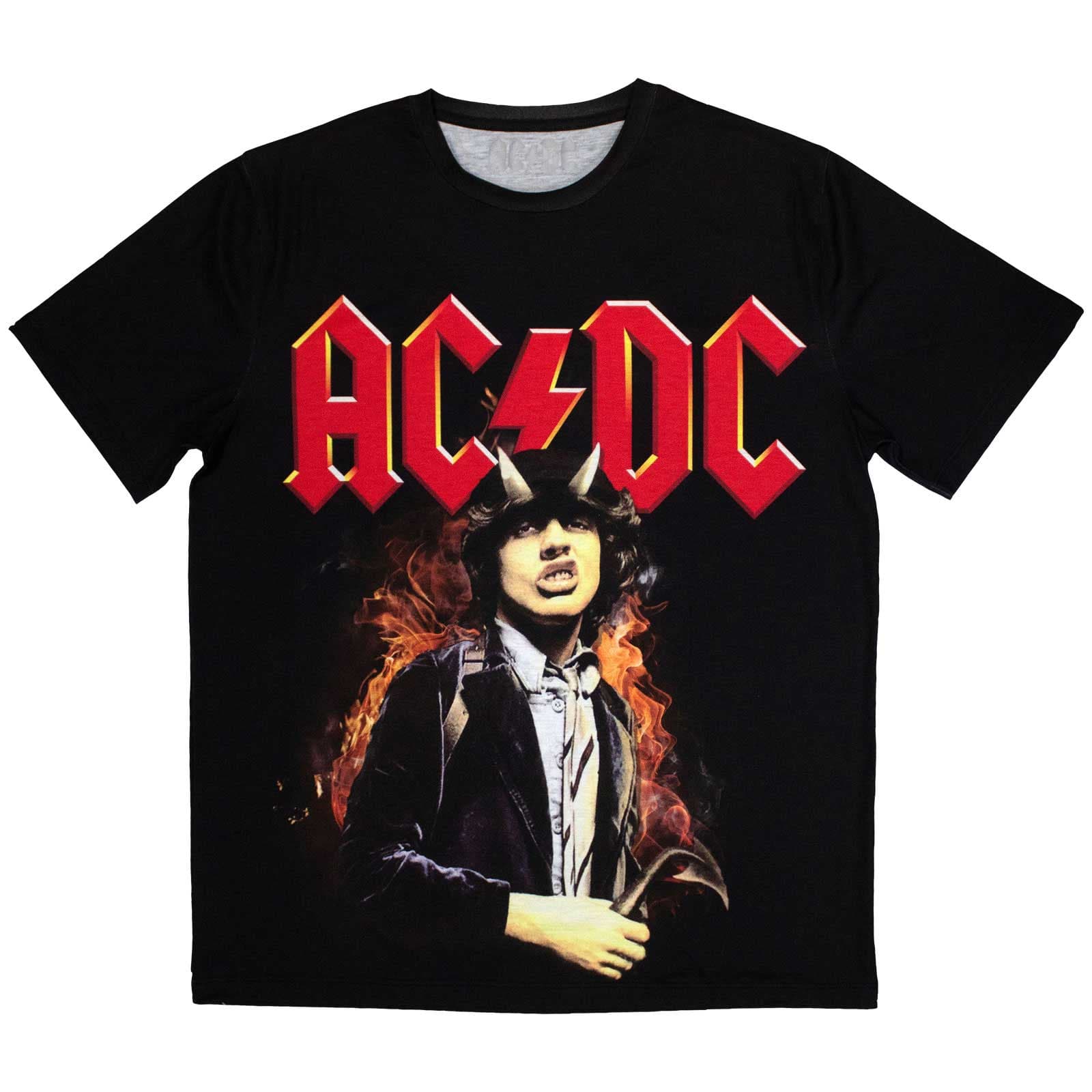 Tričko AC/DC - Angus Highway To Hell, Unisex,Čierna,M