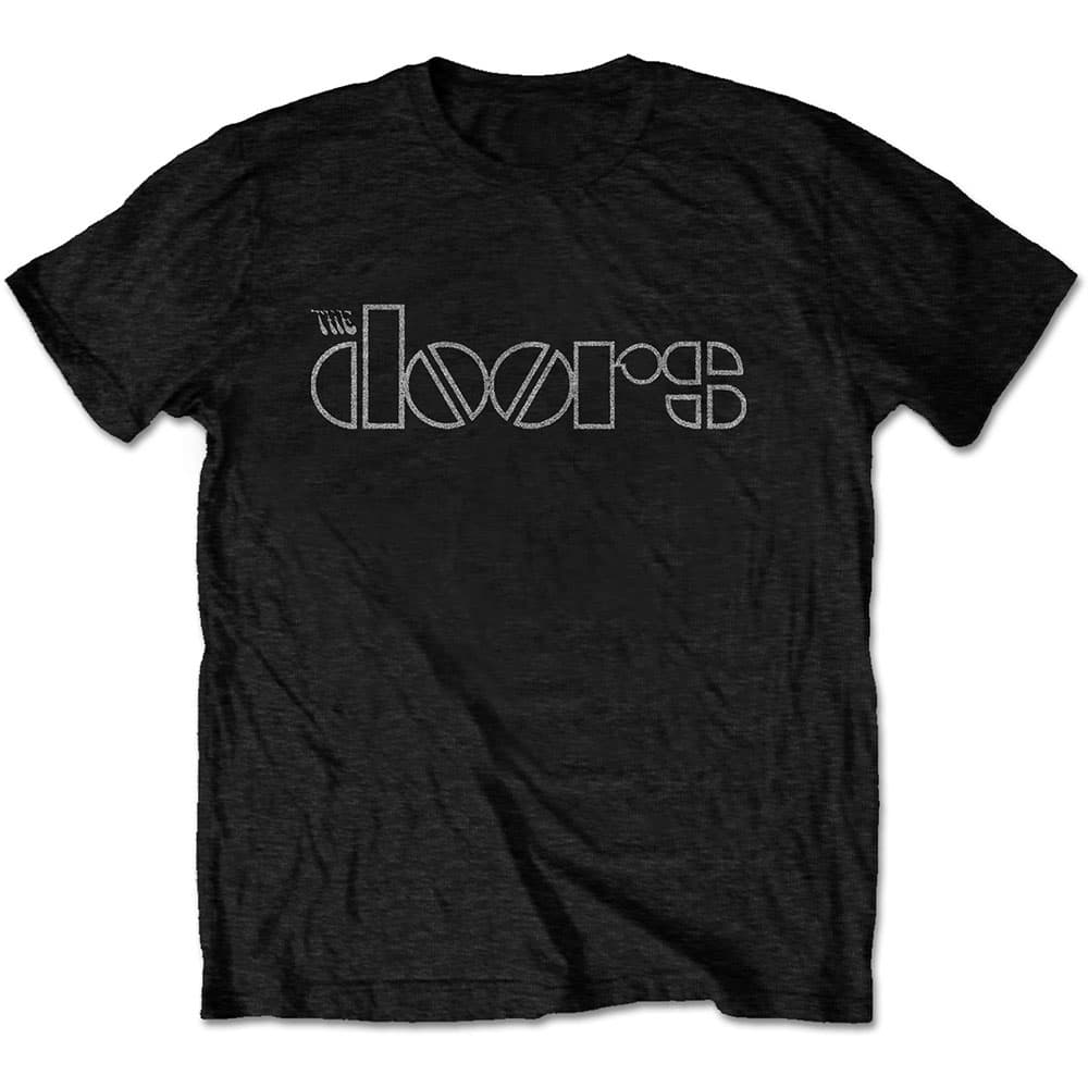 Tričko The Doors - Logo, Unisex,Čierna,XL