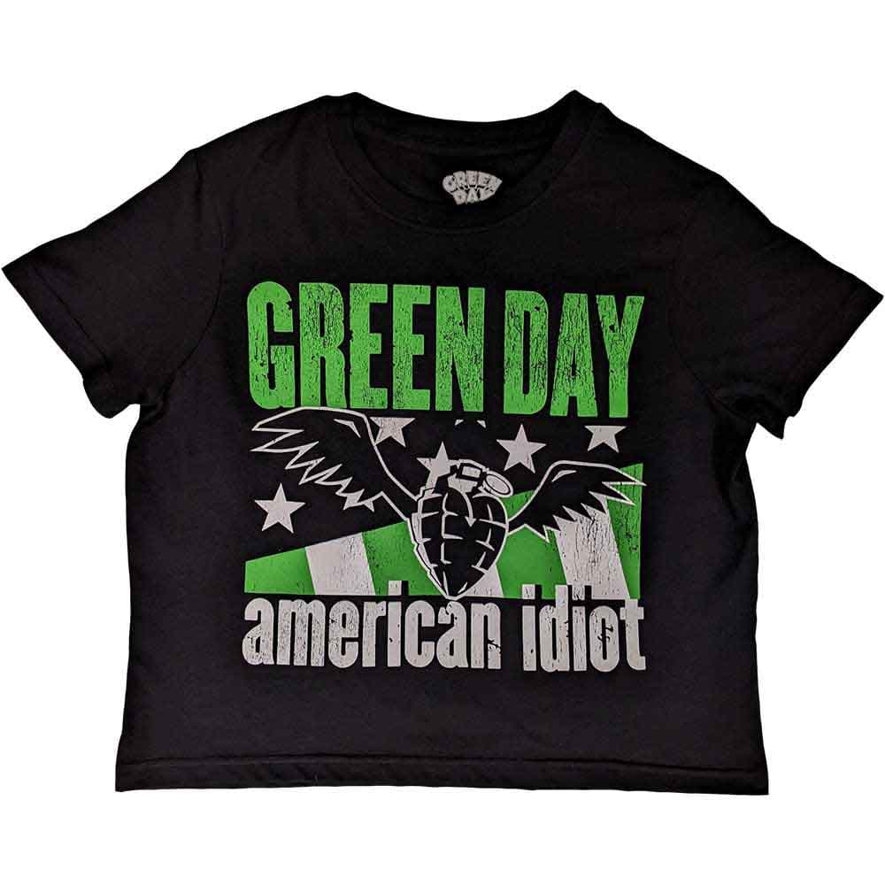 Tielko Green Day - American Idiot Wings, Žena,Čierna,M