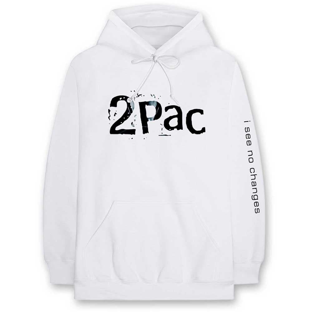 Mikina 2Pac - I See No Changes, Unisex,Biela,M