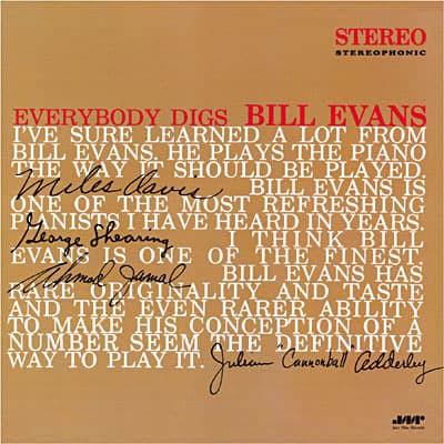 Vinyl Bill Evans - EVERYBODY DIGS BILL EVANS