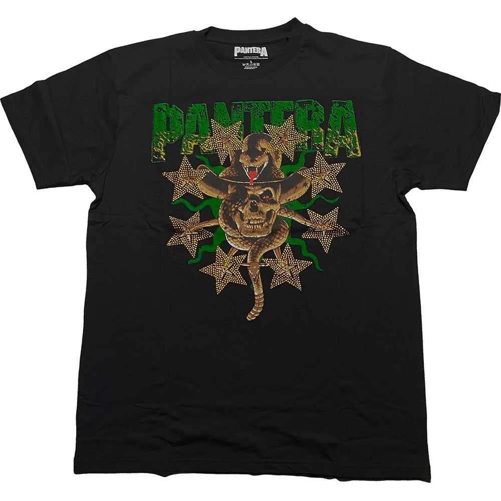 Tričko Pantera - Skull & Snake, Unisex,Čierna,M