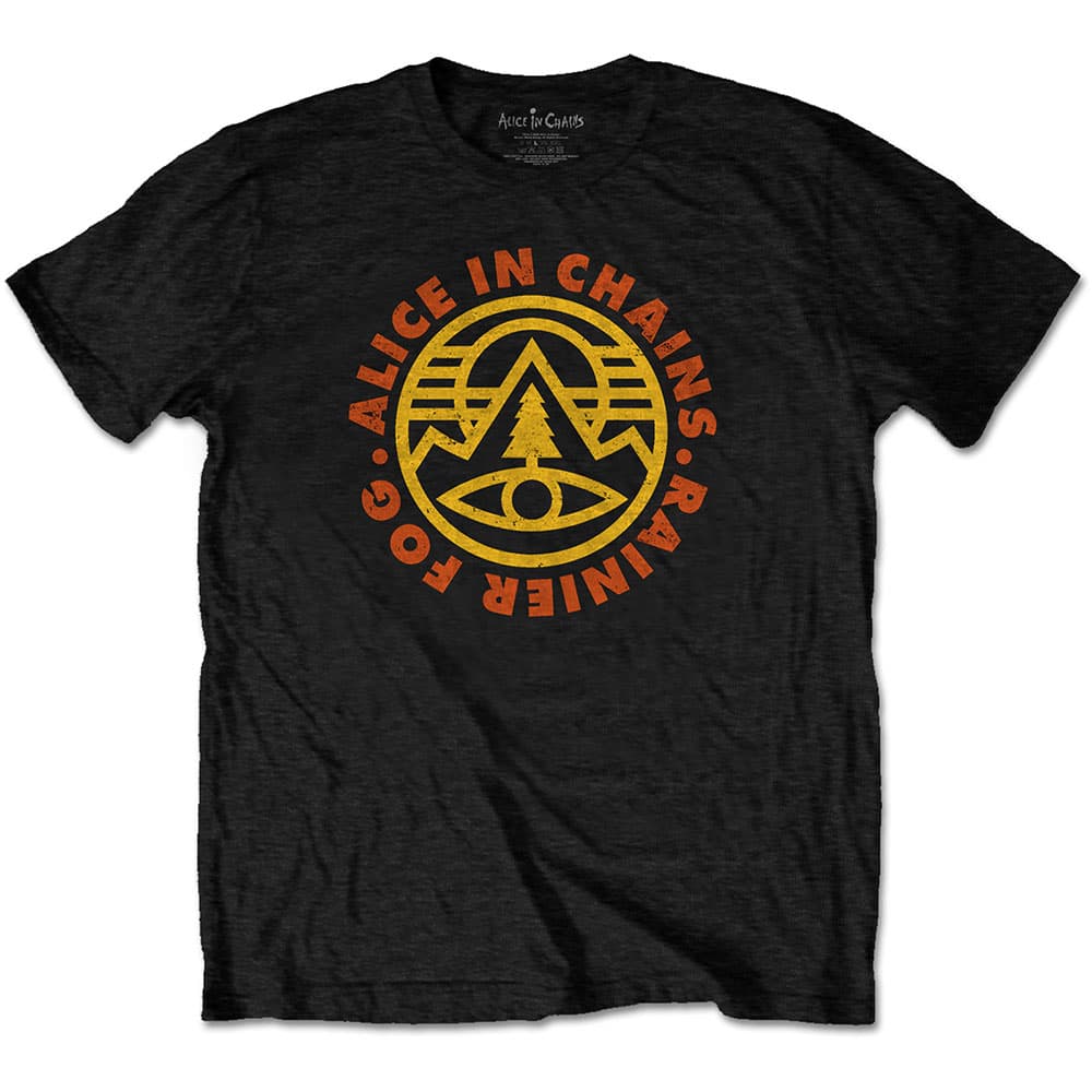 Tričko Alice In Chains - Pine Emblem, Unisex,Čierna,M