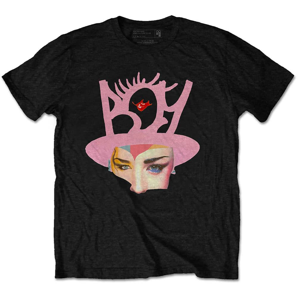 Tričko Boy George & Culture Club - Collage, Unisex,Čierna,S