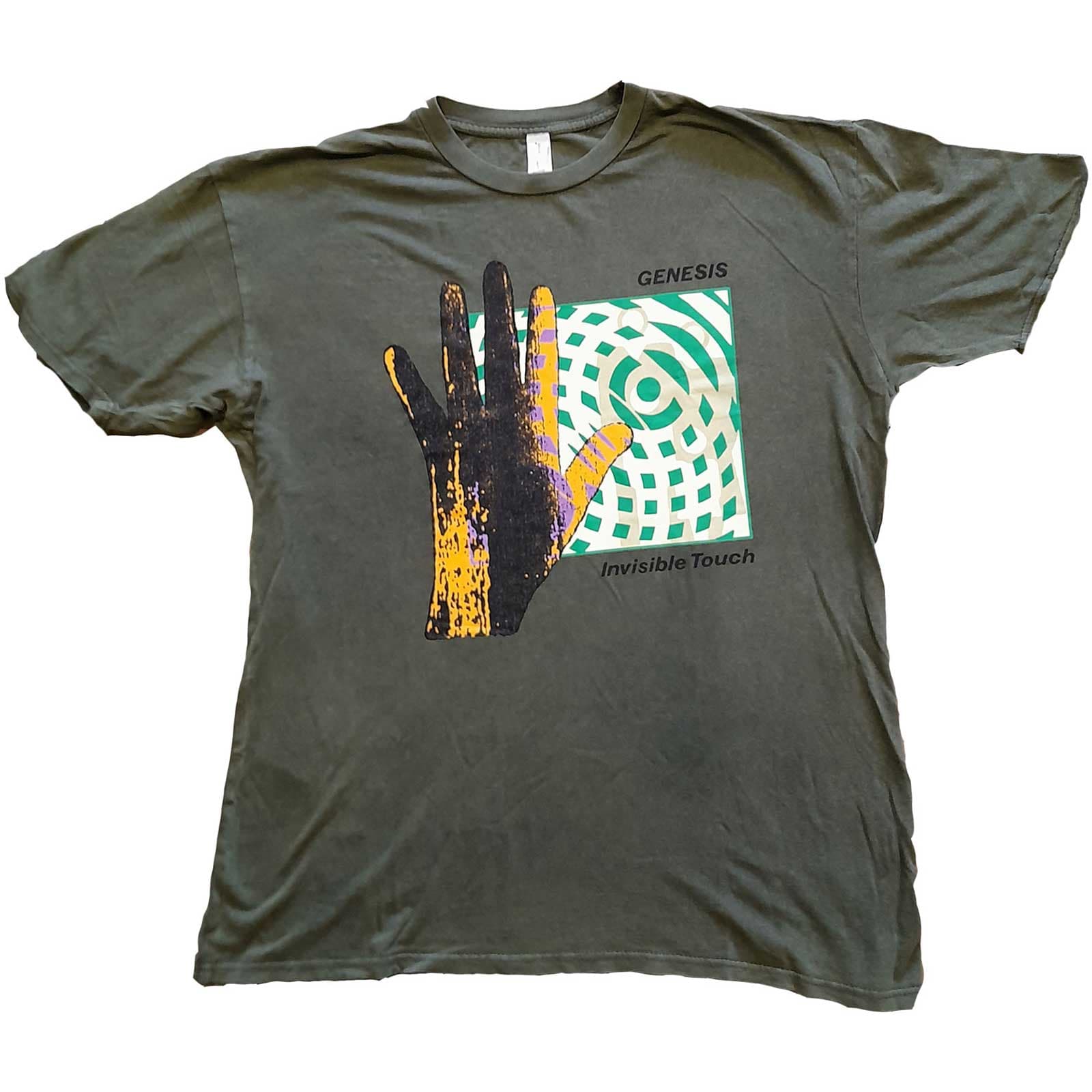 Tričko Genesis - Invisible Touch, Unisex,Zelená,3XL