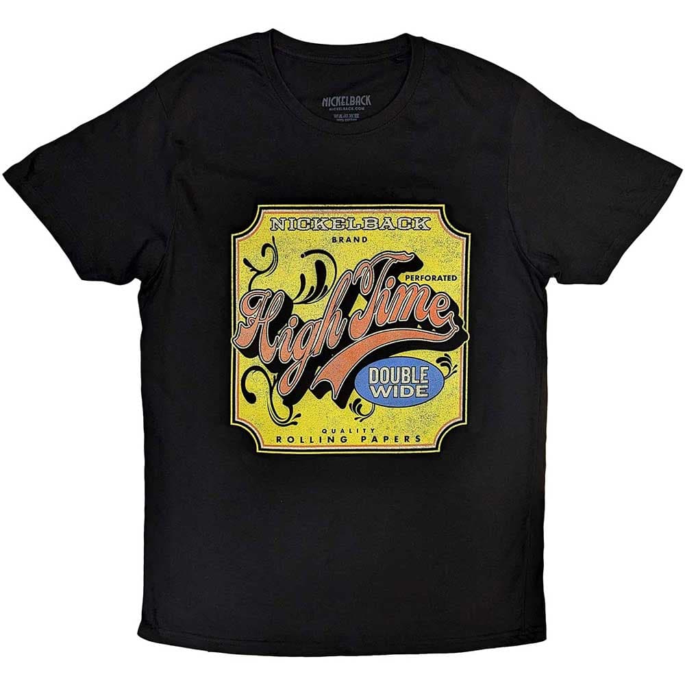 Tričko Nickelback - High Time, Unisex,Čierna,L