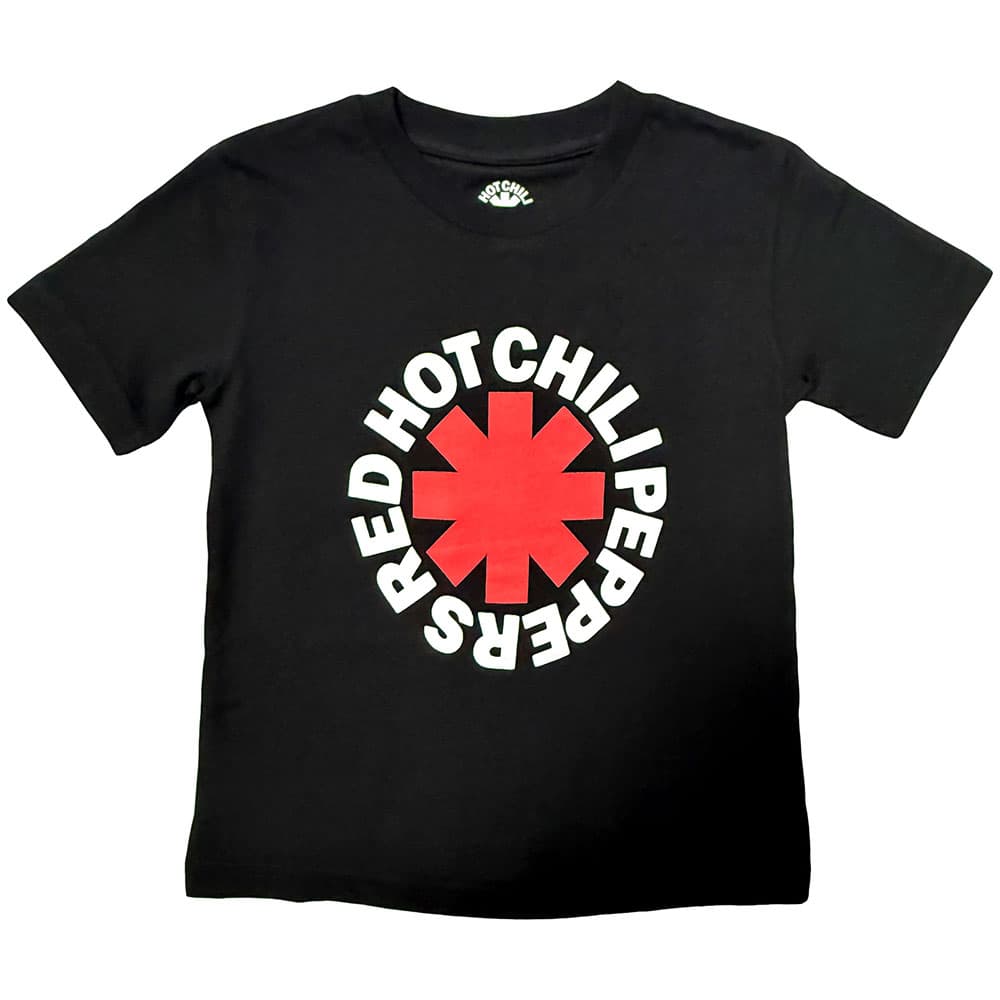 Tričko Red hot chili peppers - Classic Asterisk, Dieťa,Čierna,5 – 6 rokov