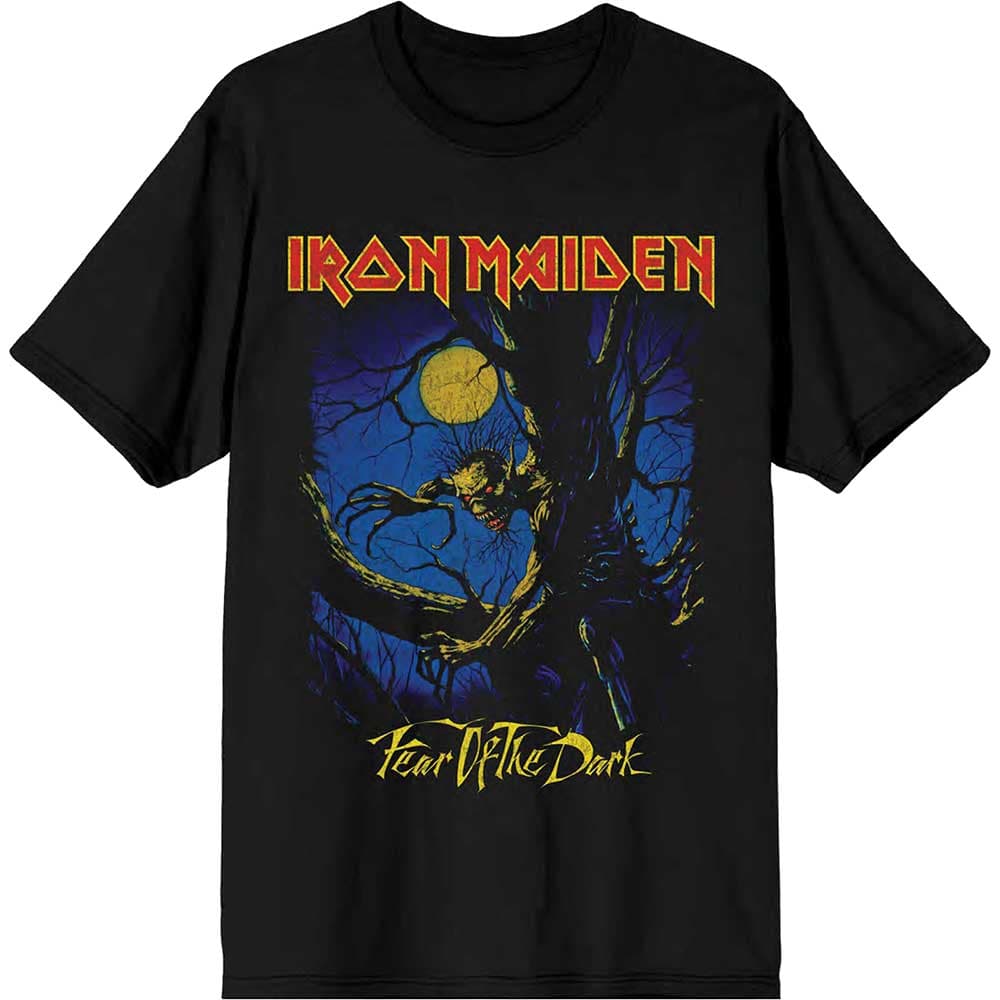 Tričko Iron Maiden - Fear of the Dark Moonlight, Unisex,Čierna,S