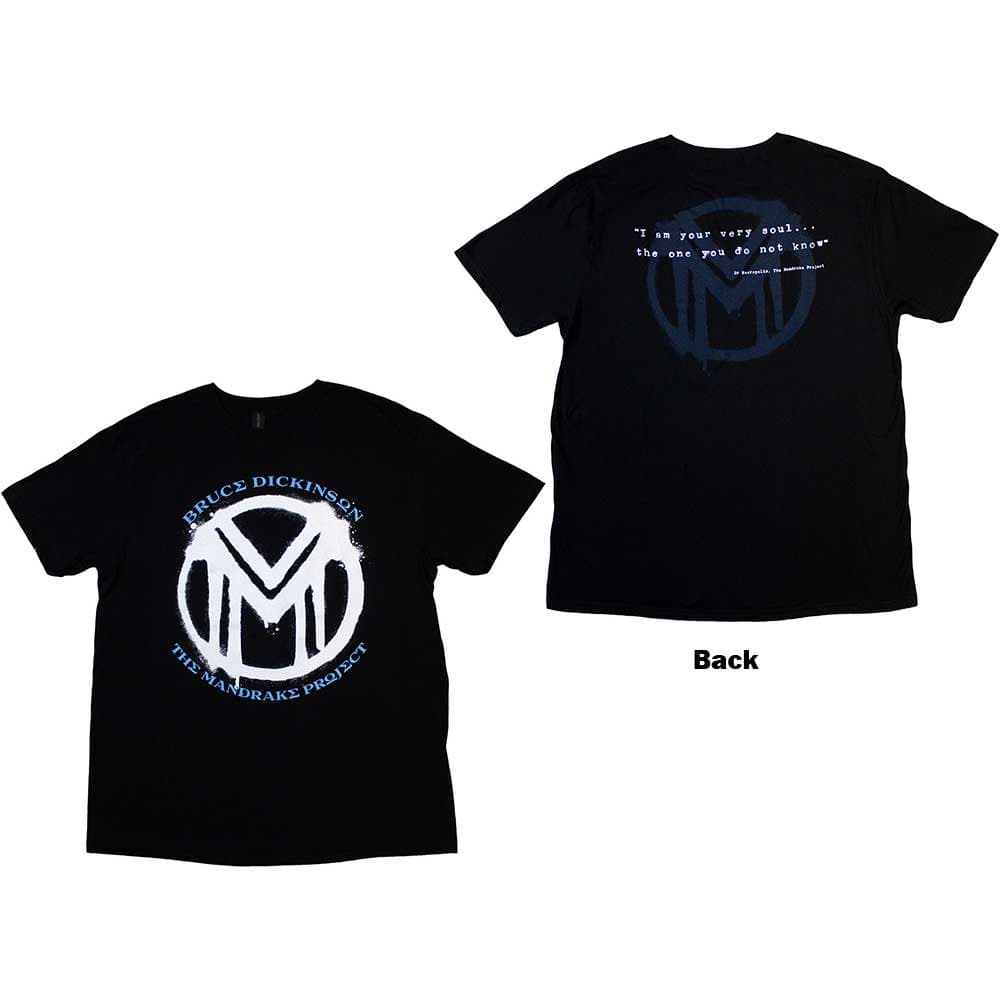 Tričko Bruce Dickinson - The Mandrake Project, Unisex,Čierna,S