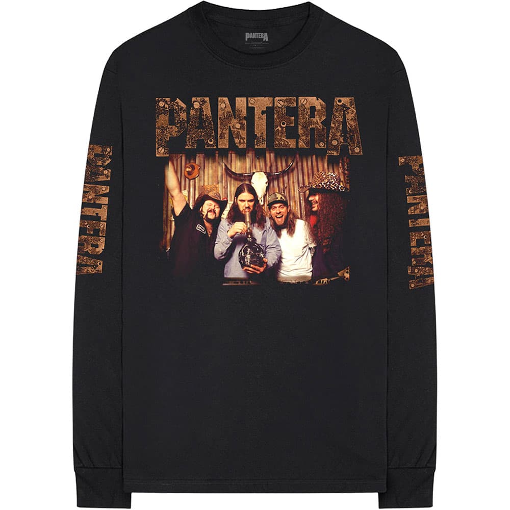 Tričko s dlhým rukávom Pantera - Bong Group, Unisex,Čierna,S