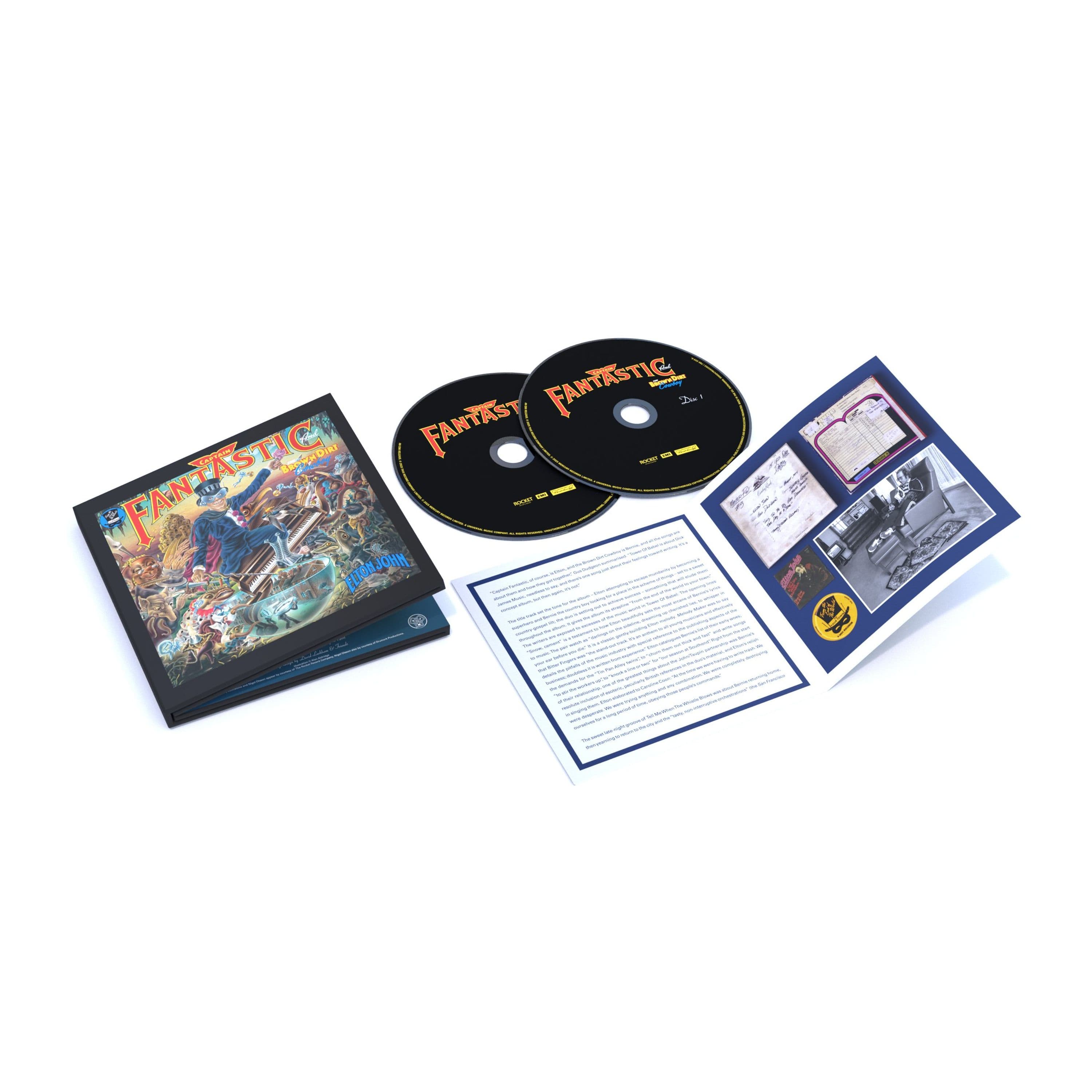 CD Elton John - CAPTAIN FANTASTIC AND...