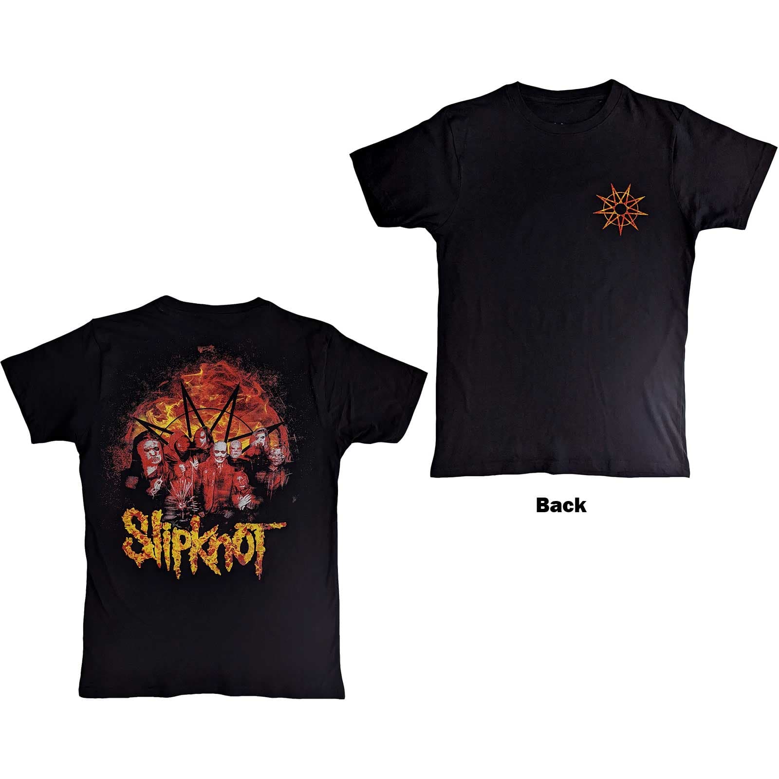 Tričko Slipknot - The End So Far Flame Logo, Unisex,Čierna,M