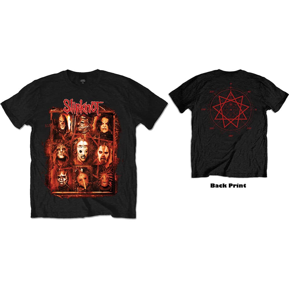 Tričko Slipknot - Rusty Face, Unisex,Čierna,XXL