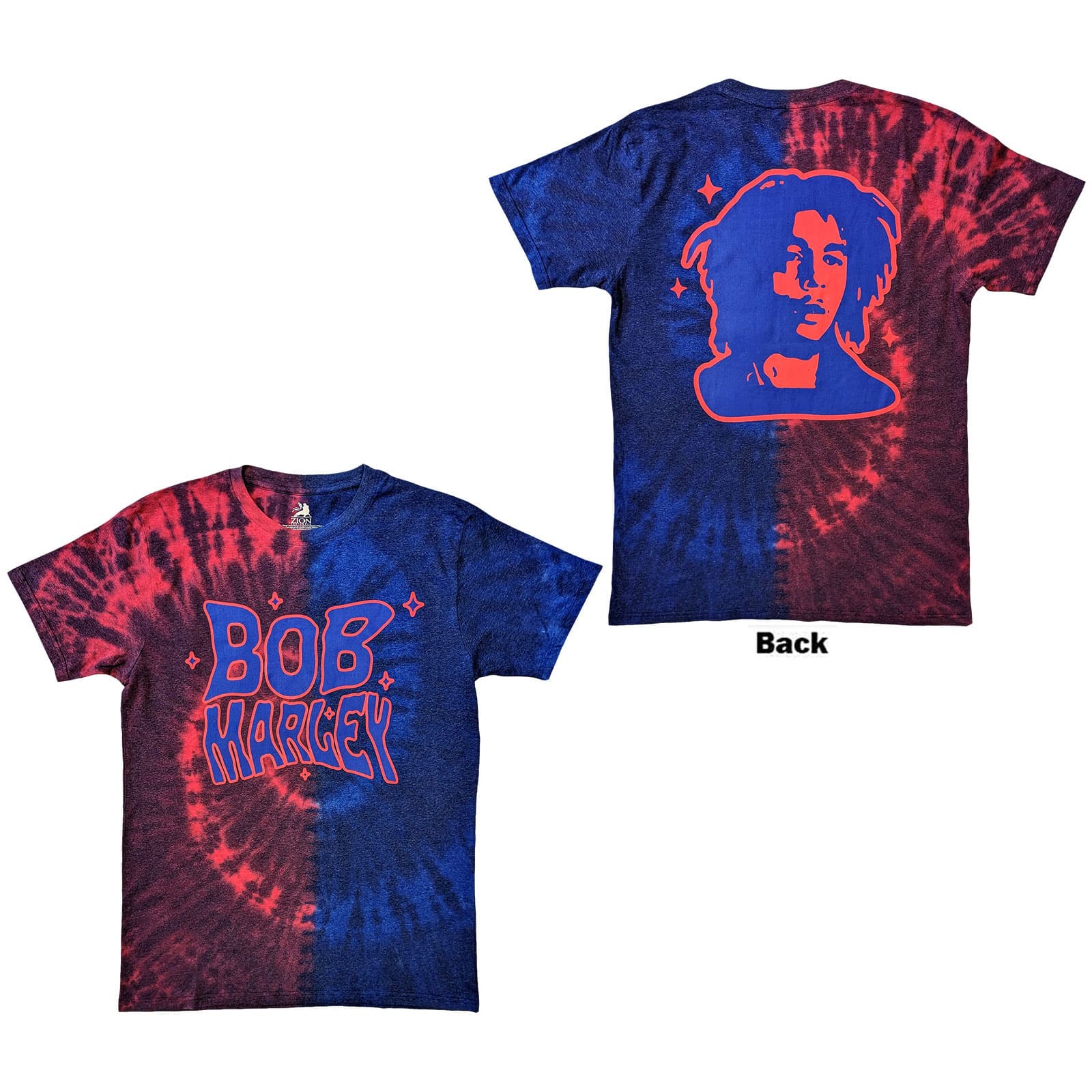 Tričko Bob Marley - Trippy Text, Unisex,Multicolor,M