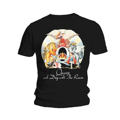 Tričko Queen - A Day At The Races, Unisex,Čierna,M