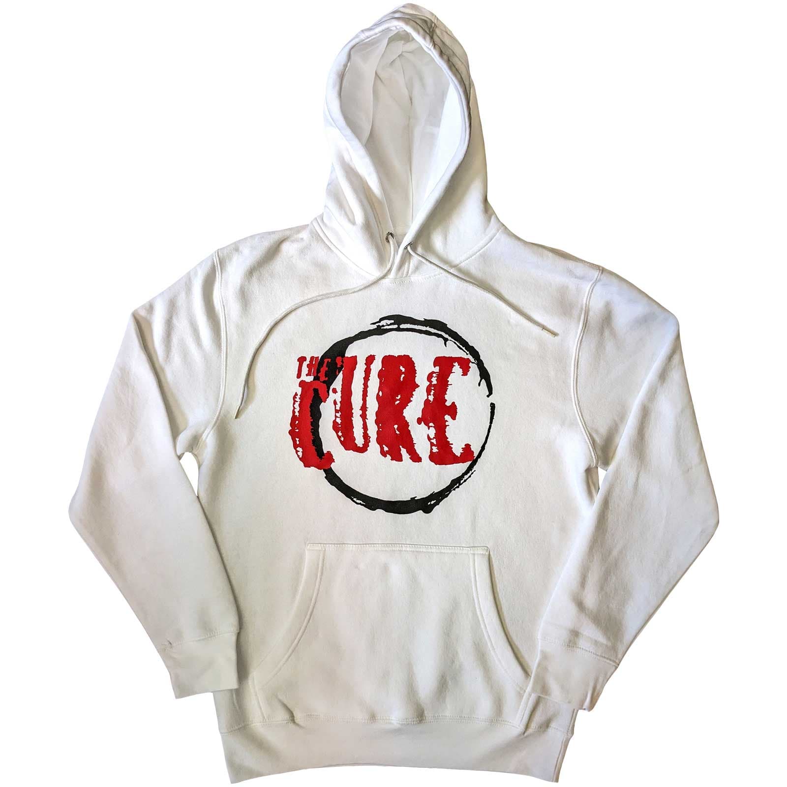Mikina The Cure - Circle Logo, Unisex,Biela,S
