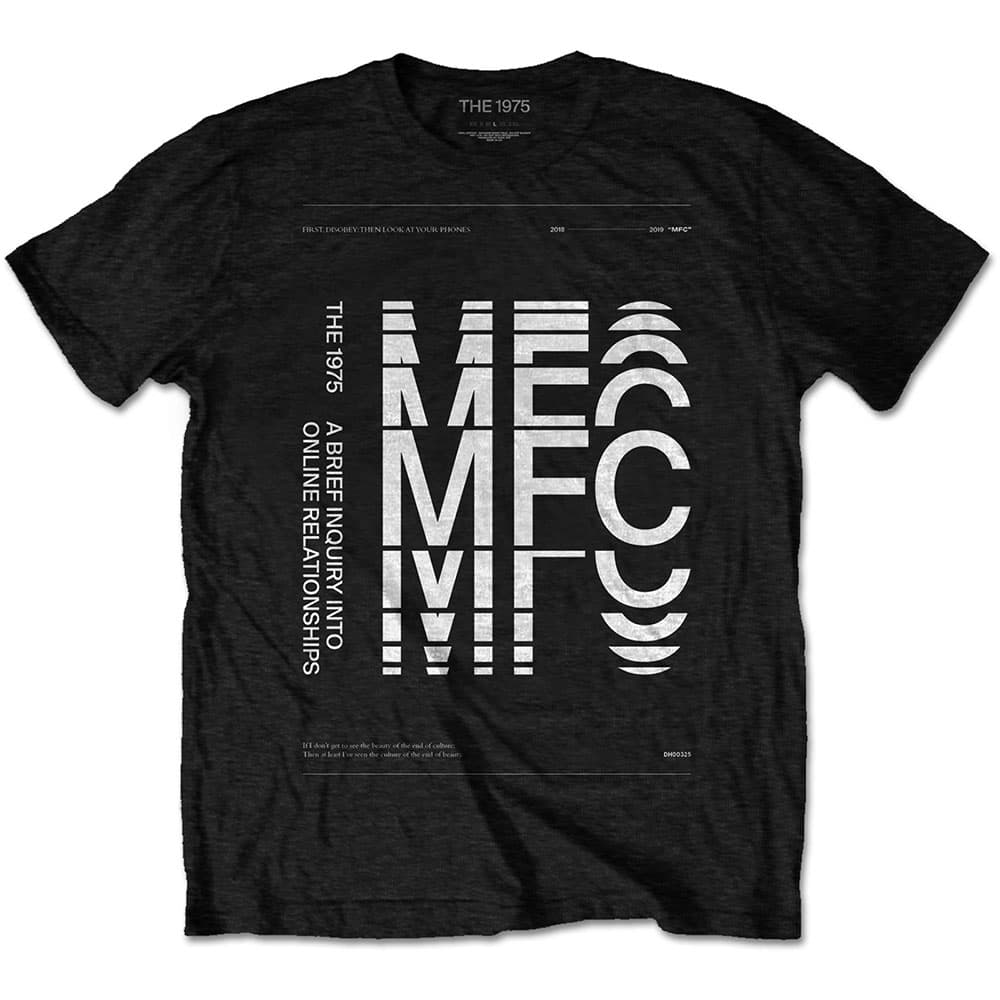 Tričko The 1975 - ABIIOR MFC, Unisex,Čierna,S