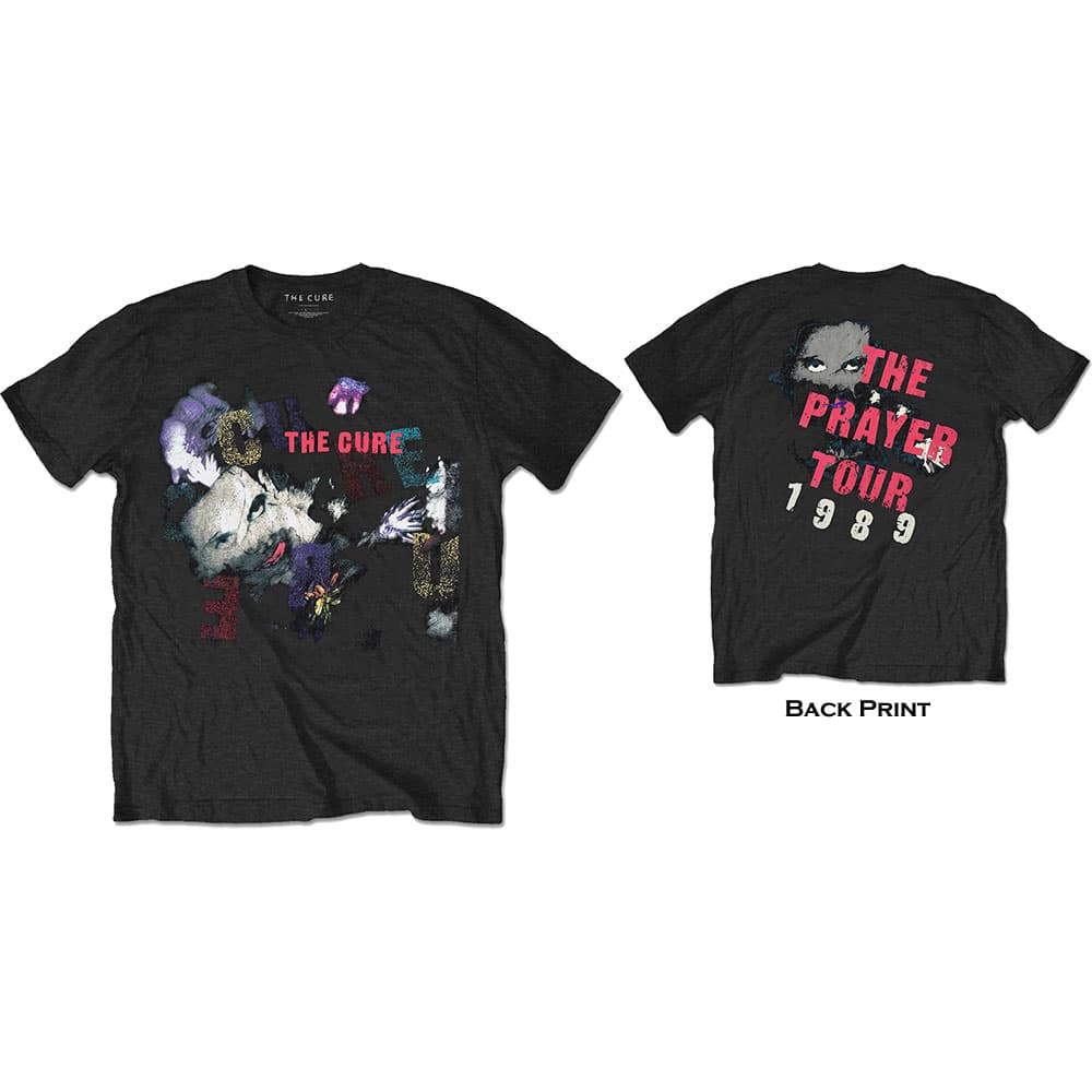 Tričko The Cure - The Prayer Tour 1989, Unisex,Čierna,M