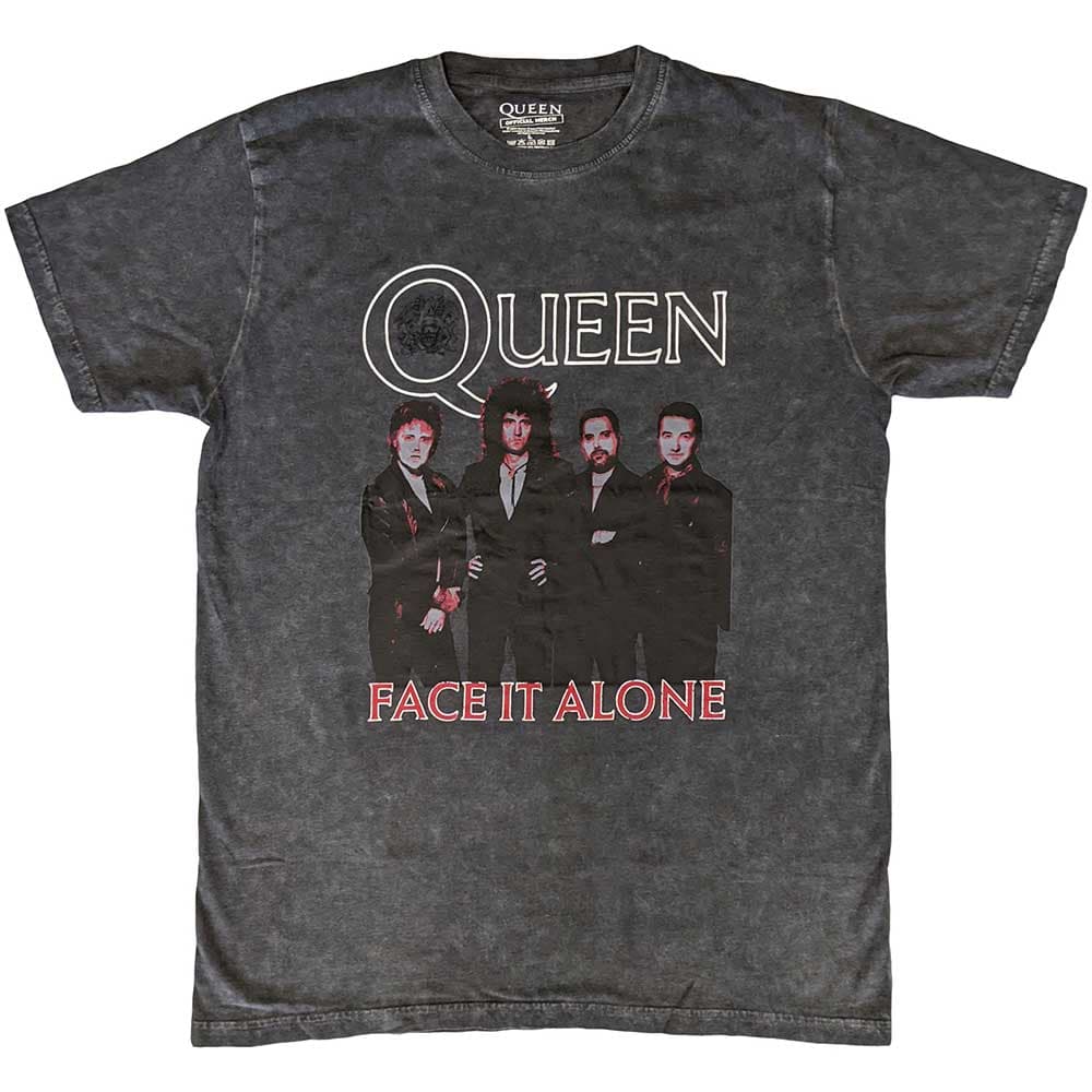 Tričko Queen - Face it Alone Band, Unisex,Čierna,S