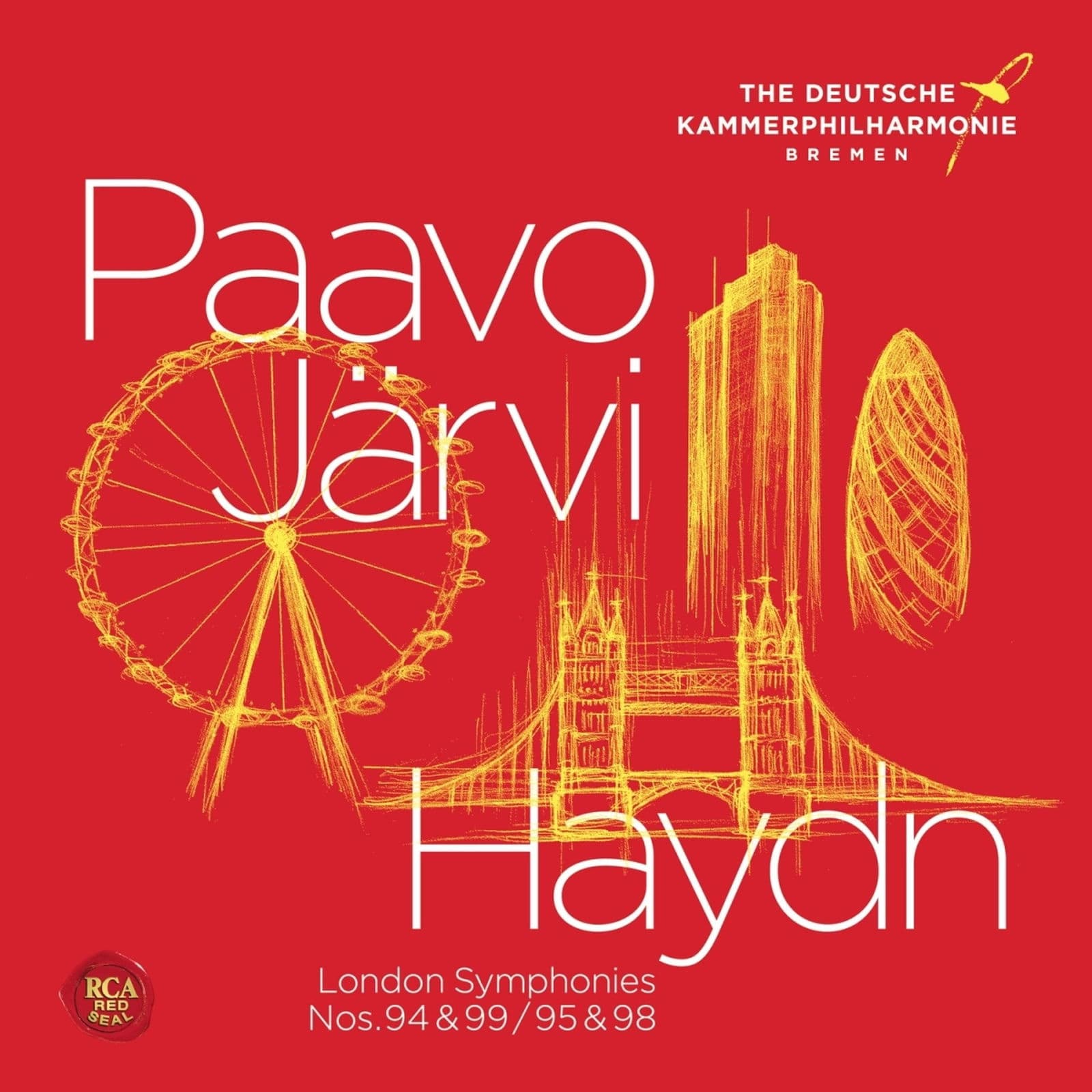 CD Paavo Järvi - Haydn: London Symphonies Vol.2 Symphonies No. 94 "Surprise", No. 95, No. 98 & No. 99