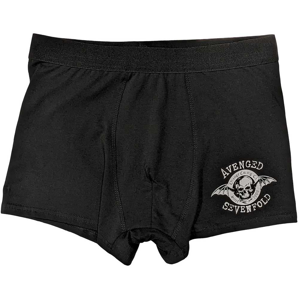 Spodné prádlo Avenged Sevenfold - Classic Deathbat, Unisex,Čierna,M