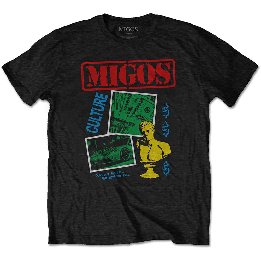 Tričko Migos - Don't Buy The Car, Unisex,Čierna,M
