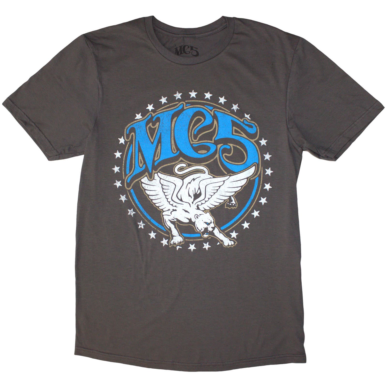 Tričko MC5 - Winged Panther, Unisex,Šedá,S