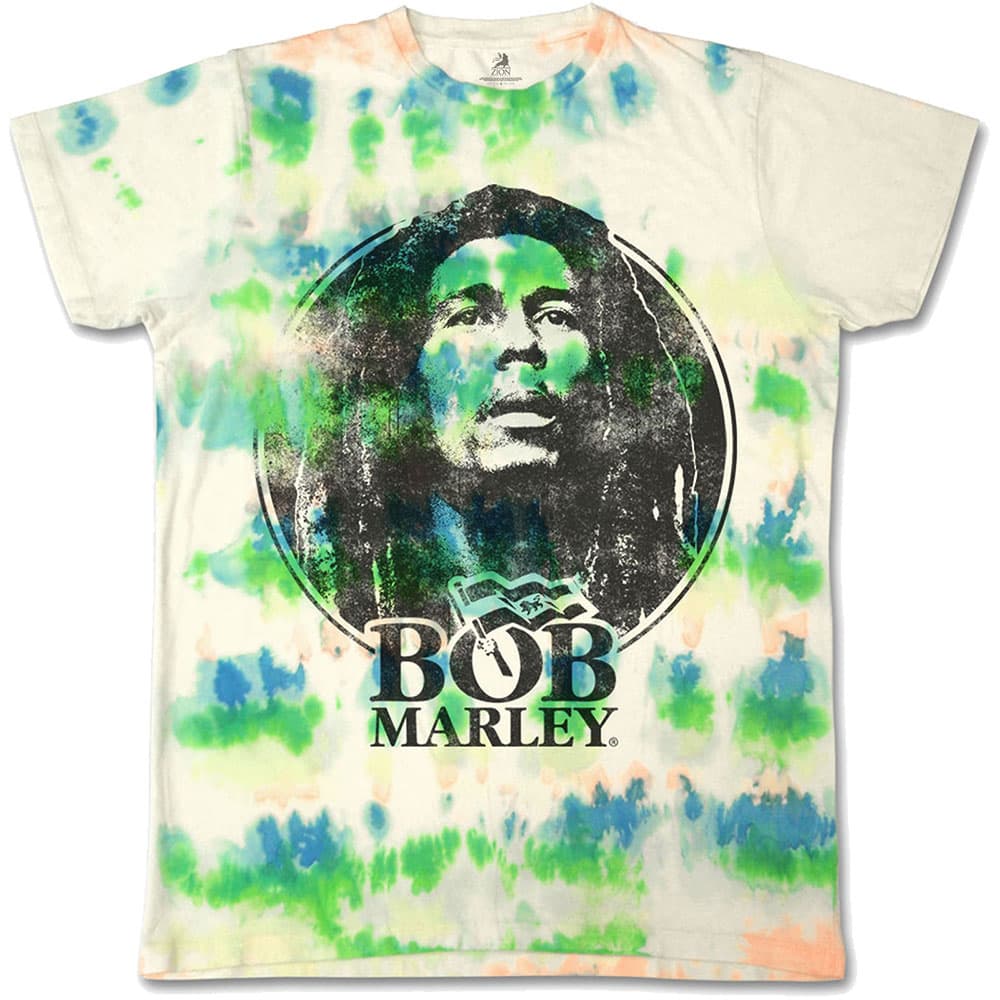 Tričko Bob Marley - Black & White Logo, Unisex,Biela,M