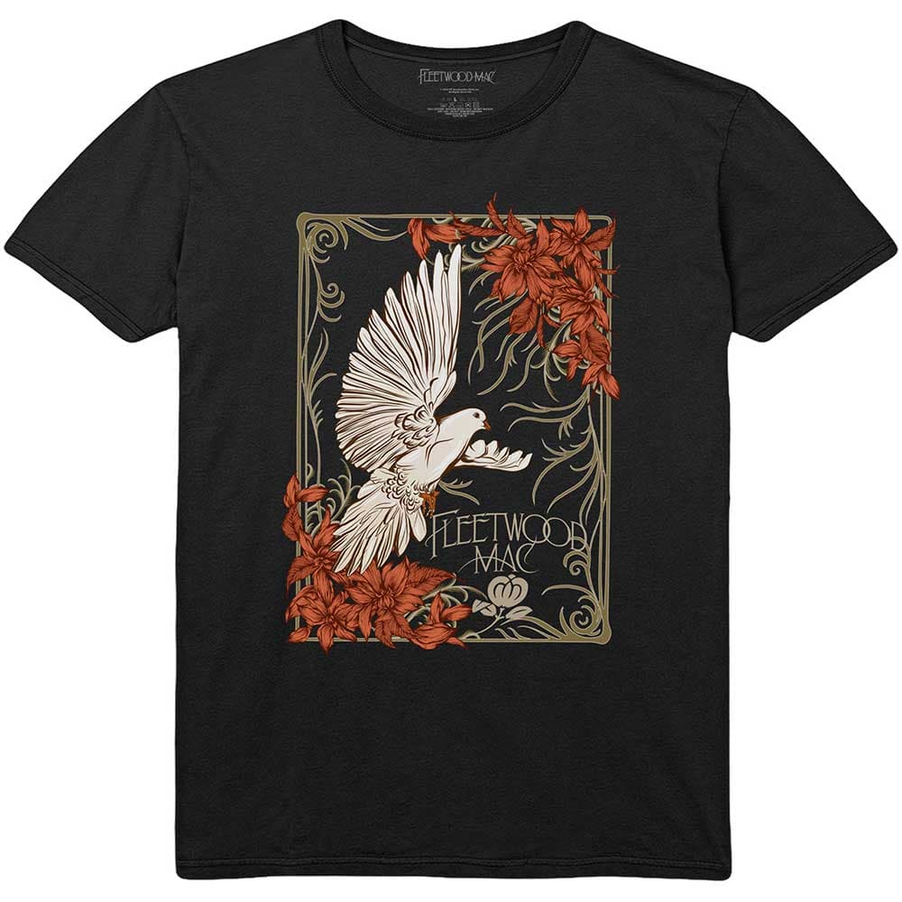 Tričko Fleetwood Mac - Dove, Unisex,Čierna,M