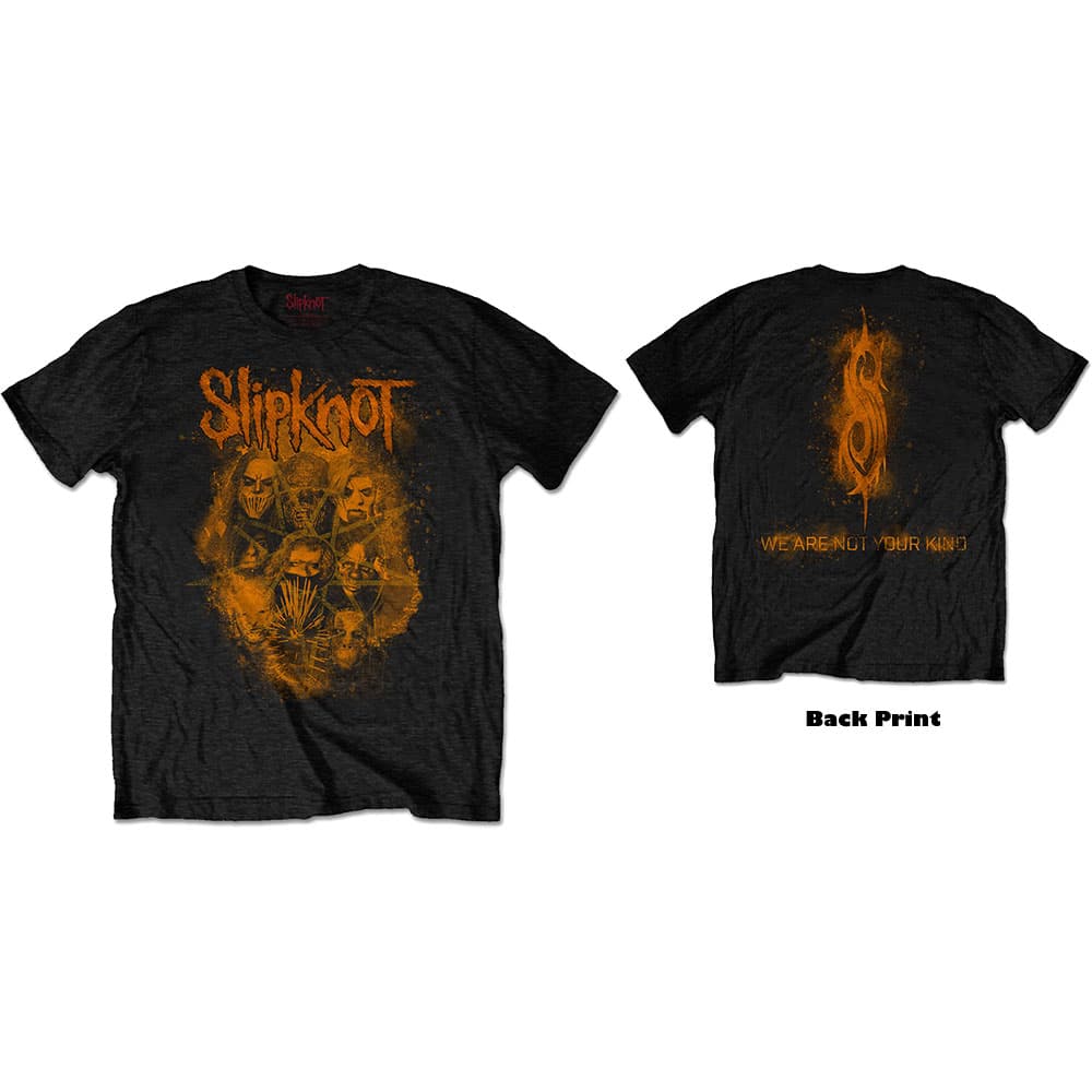 Tričko Slipknot - WANYK Orange, Unisex,Čierna,M