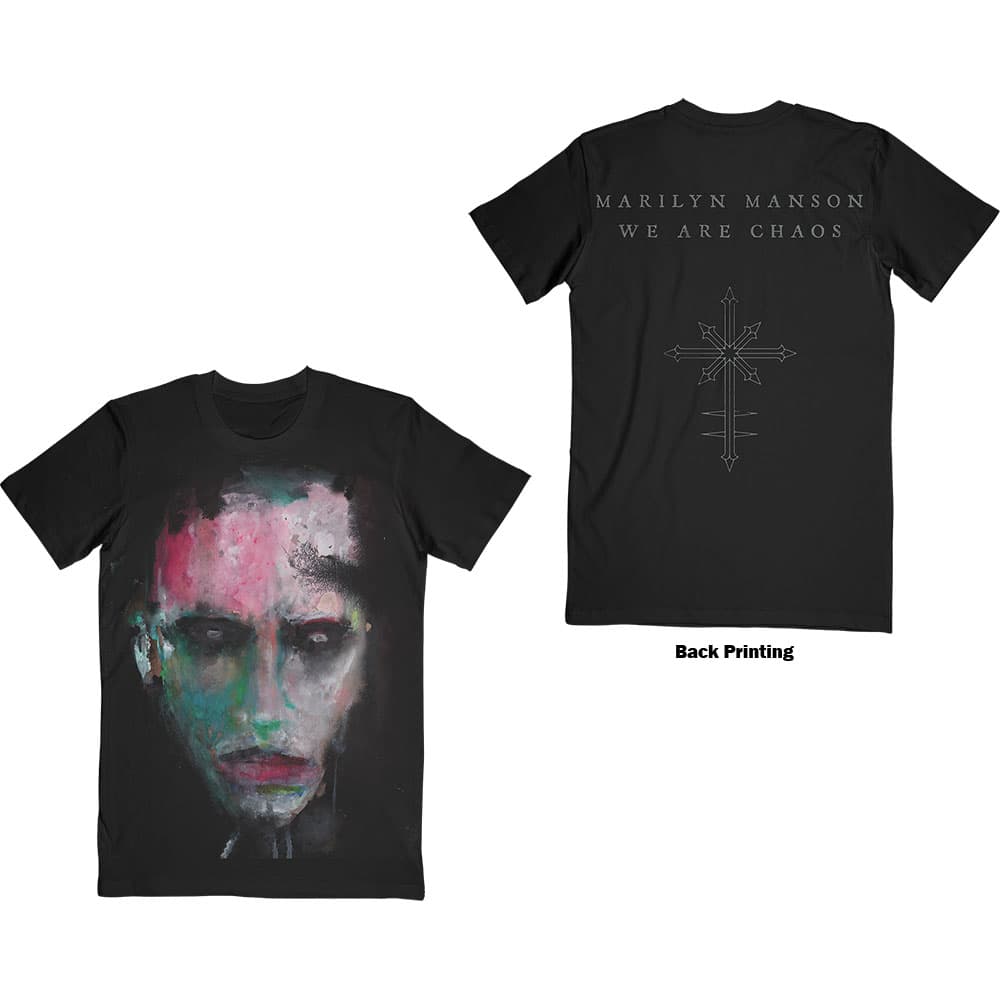 Tričko Marilyn Manson - We Are Chaos, Unisex,Čierna,M