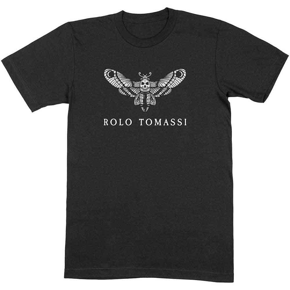 Tričko Rolo Tomassi - Moth Logo, Unisex,Čierna,L