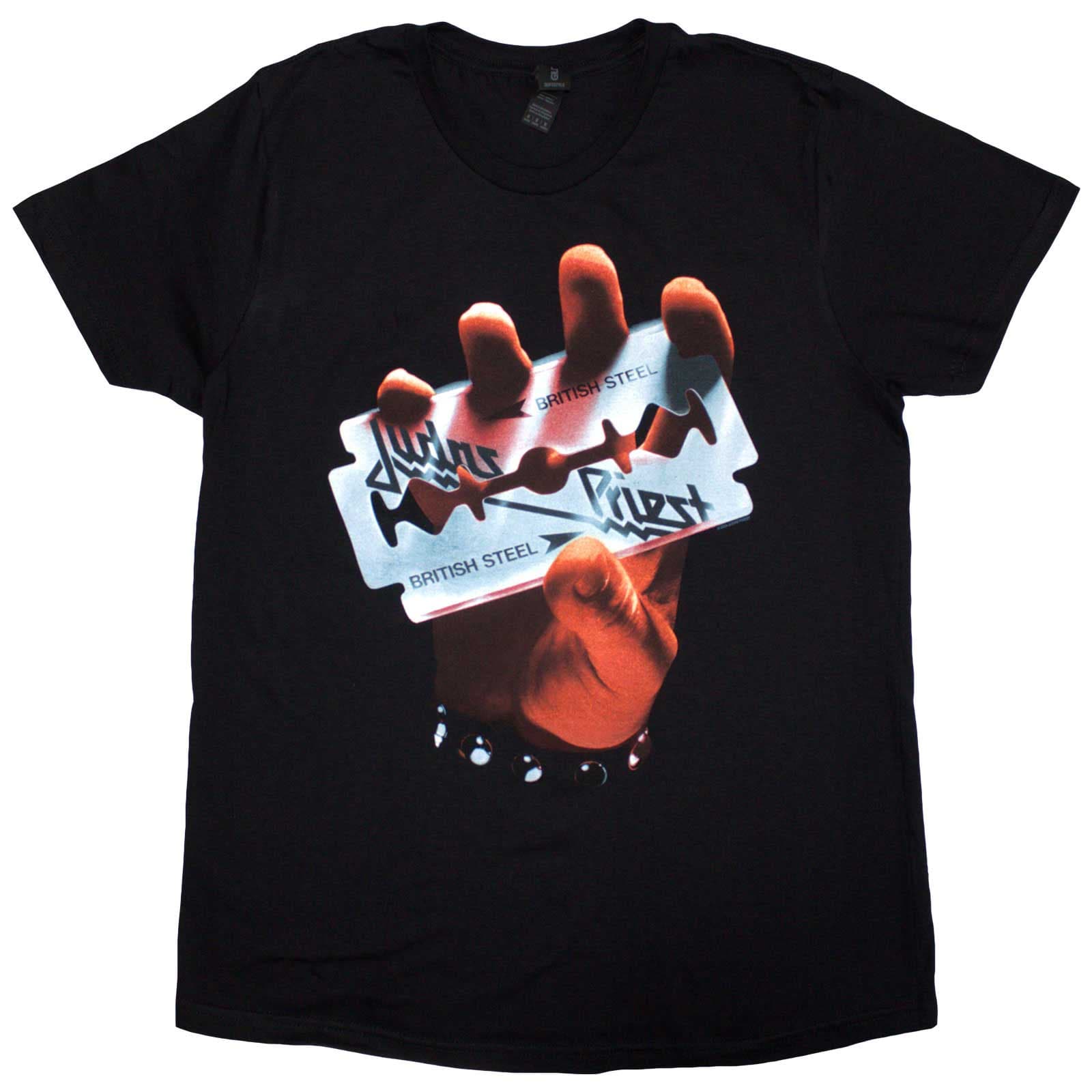 Tričko Judas Priest - British Steel, Žena,Čierna,M