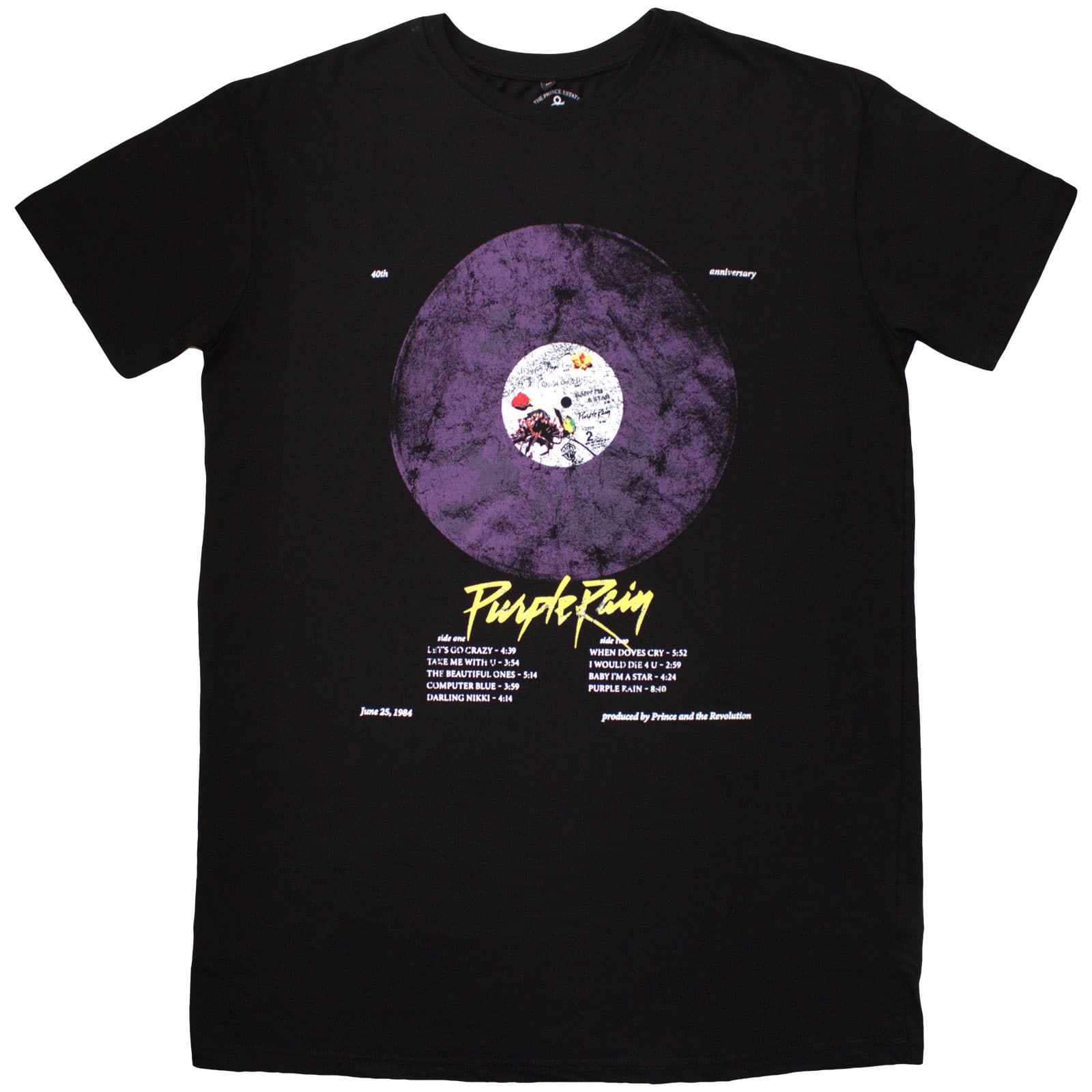 Šaty Prince - Purple Rain Disc, Žena,Čierna,M