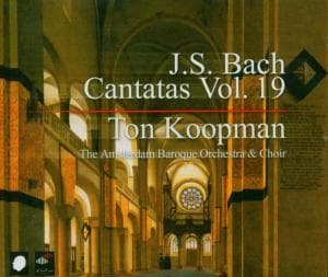 CD Amsterdam Baroque Orchestra - J.S. BACH: CANTATAS VOL. 19
