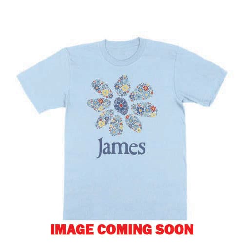 Tričko James - Multiple Daisy Logo, Unisex,Modrá,XL