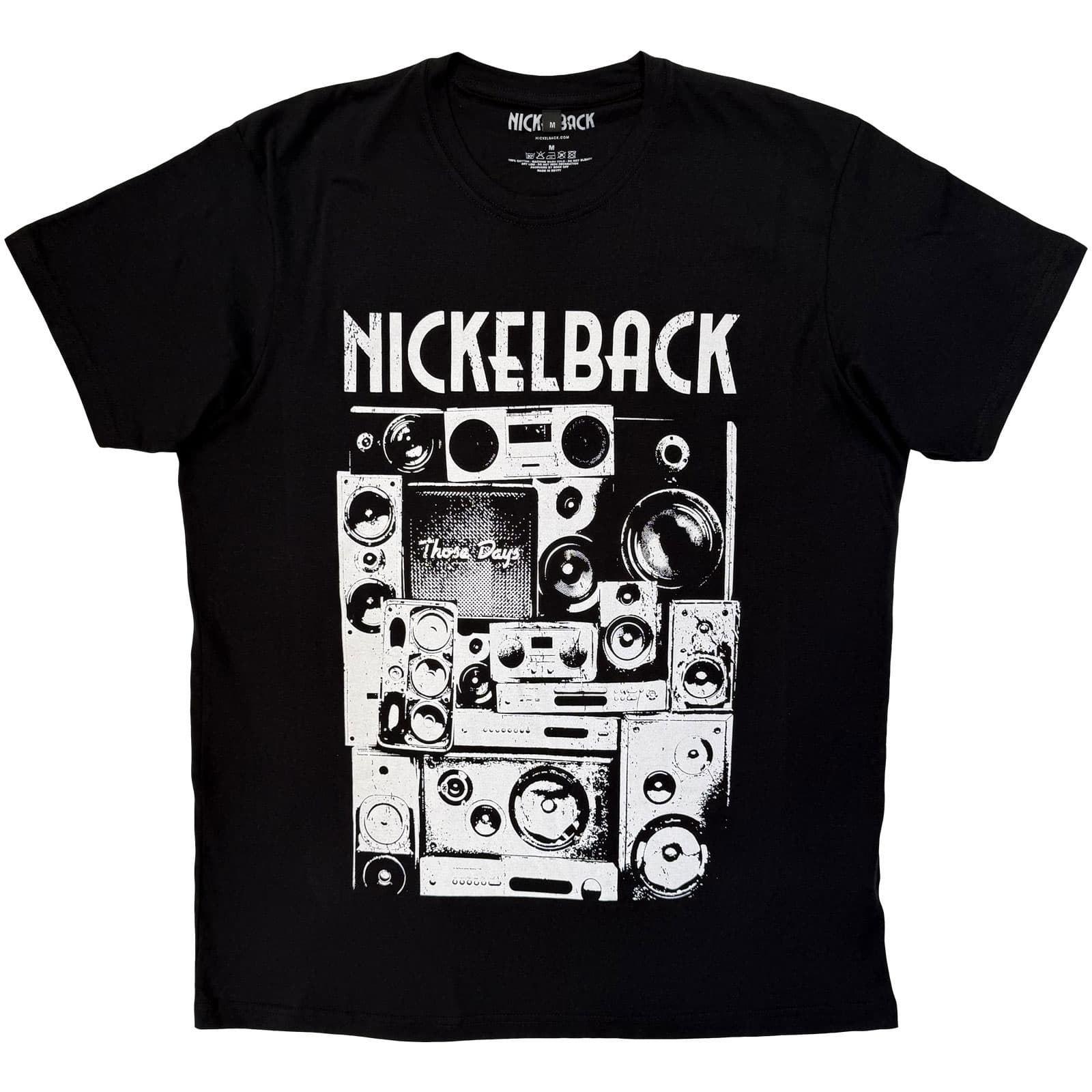 Tričko Nickelback - Wall Speakers, Unisex,Čierna,L