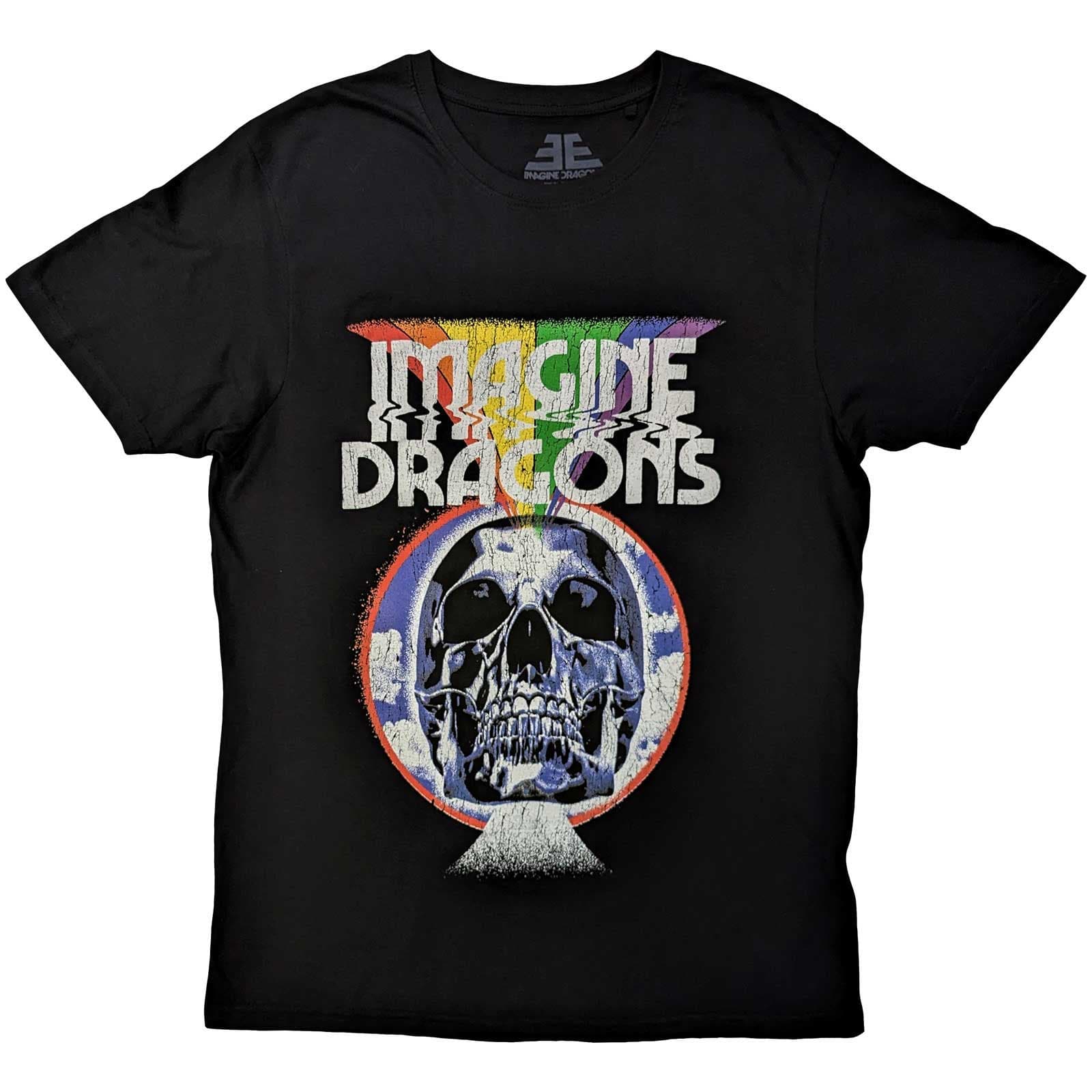 Tričko Imagine Dragons - Skull, Unisex,Čierna,S