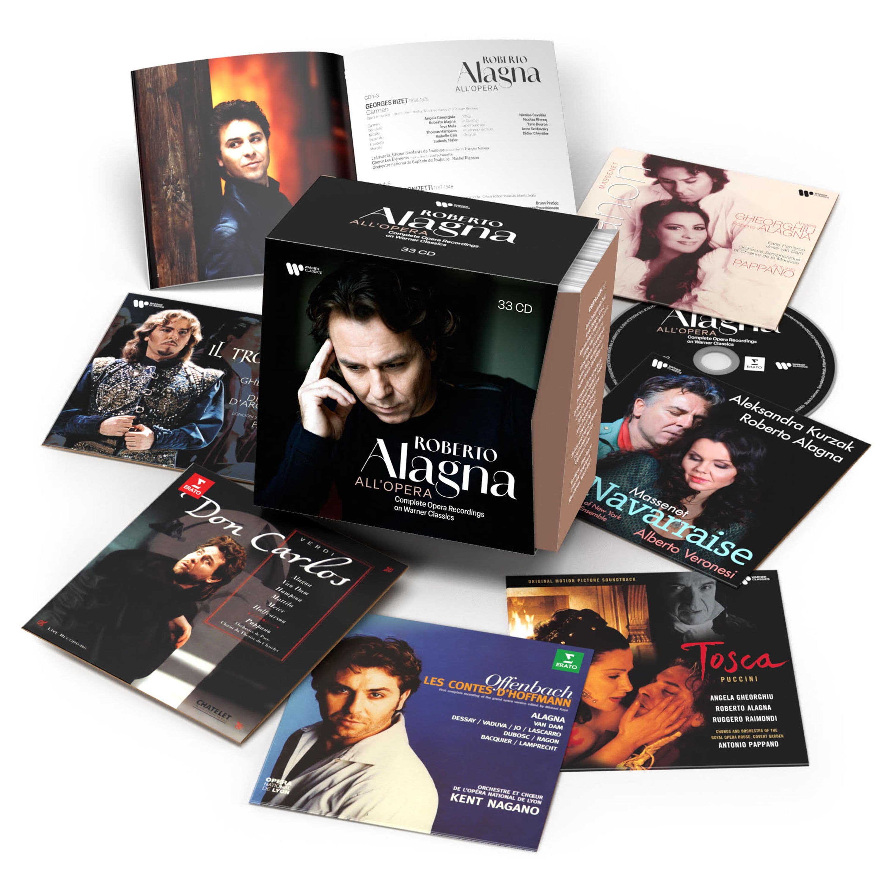 CD - ALAGNA, ROBERTO - COMPLET OPERA RECORDINGS ON WARNER CLASSICS