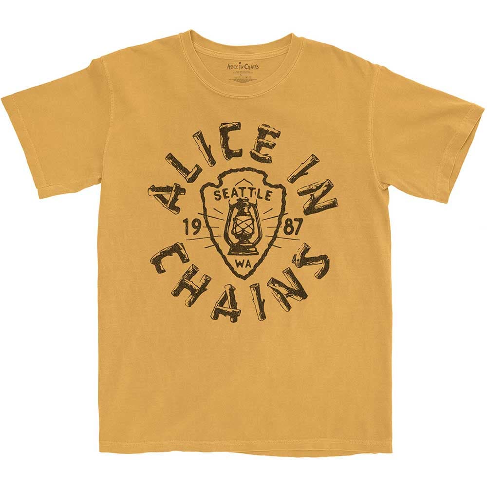 Tričko Alice In Chains - Lantern, Unisex,Žltá,S