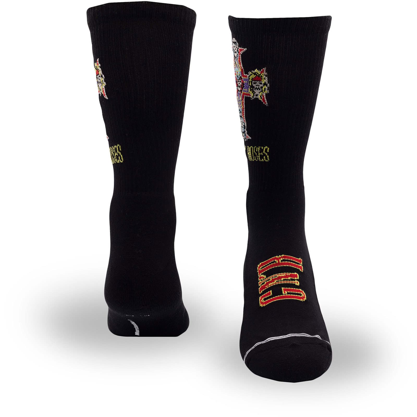 Ponožky Guns N’ Roses - Unisex Crew Socks: Appetite For Destruction (Black) (UK Size 6.5 - 11), Unisex,Čierna,Univerzálna