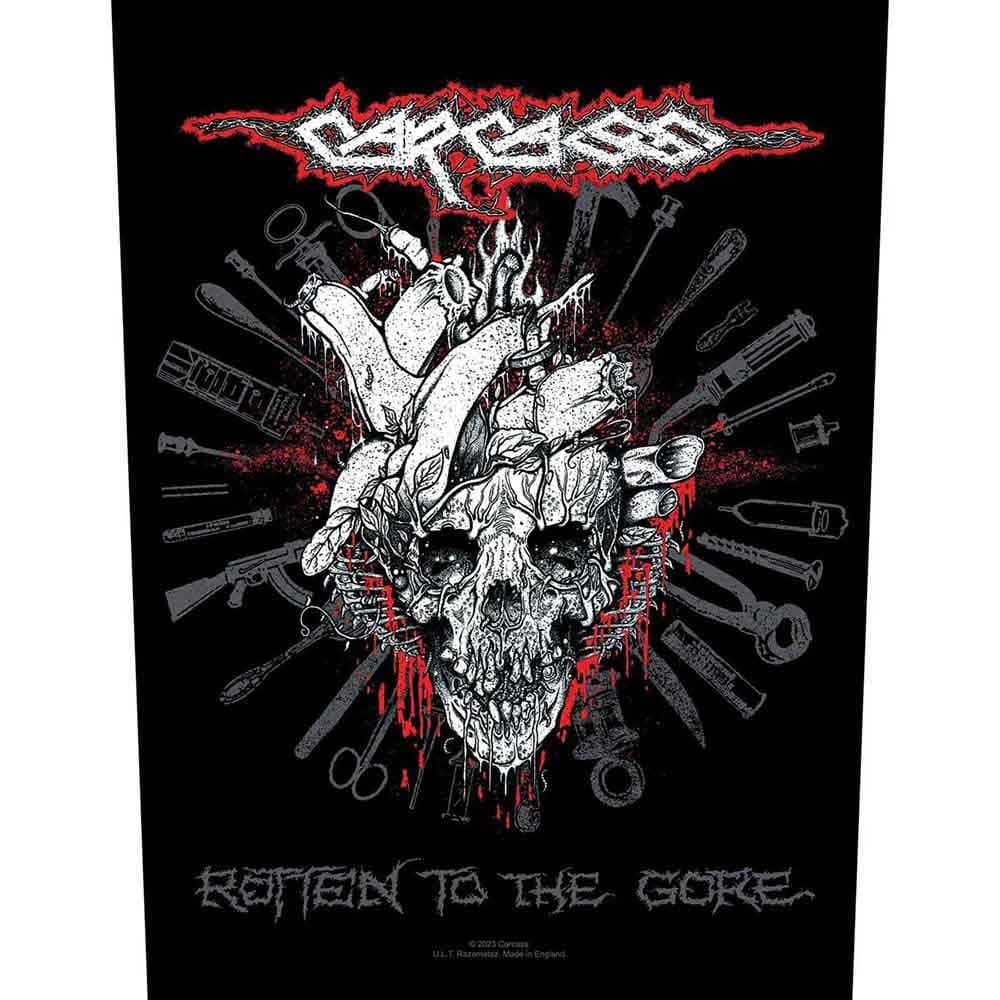Nažehlovačka Carcass - Rotten To The Gore