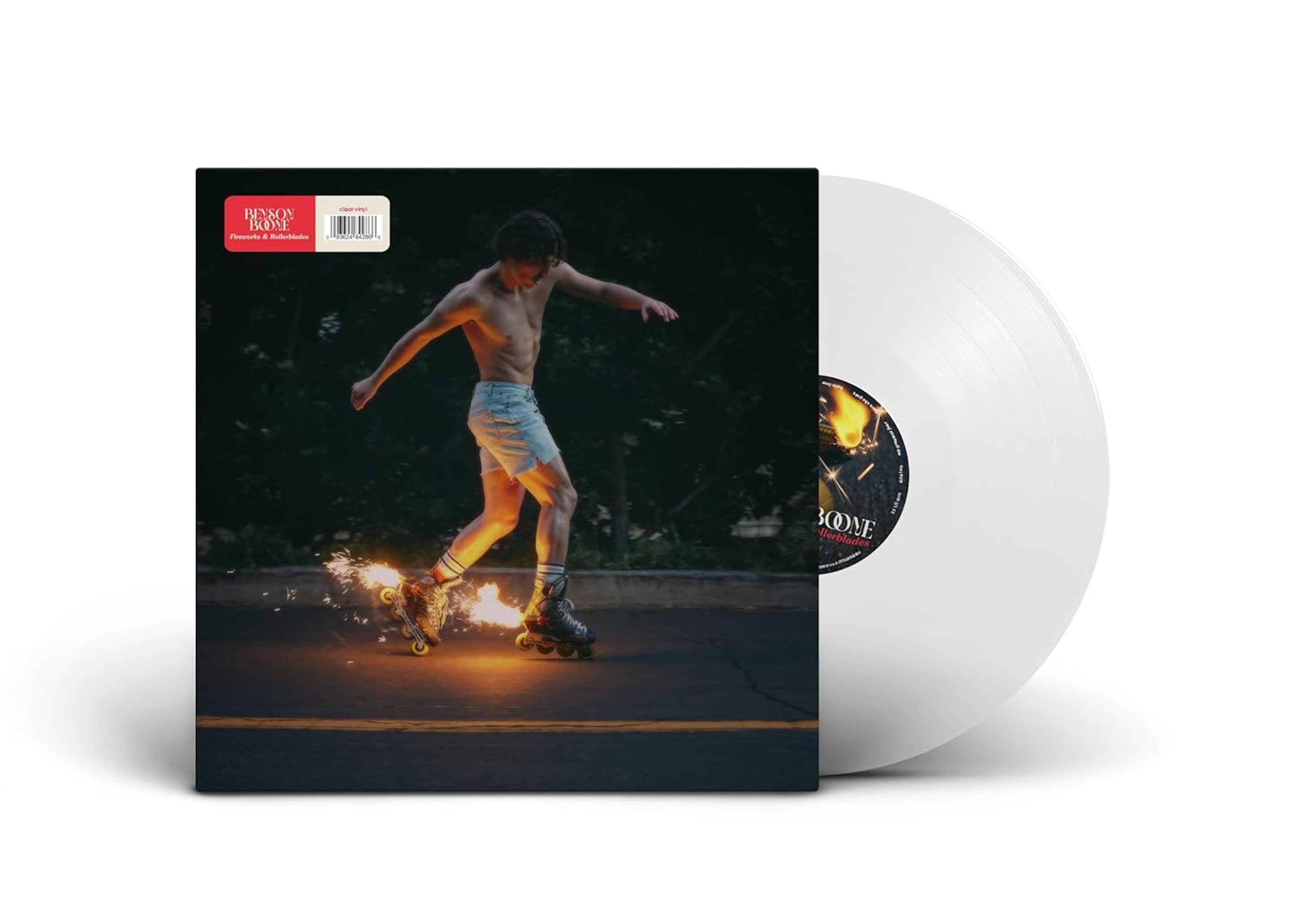 Vinyl Benson Boone - FIREWORKS & ROLLERBLADES (CLEAR VINYL)