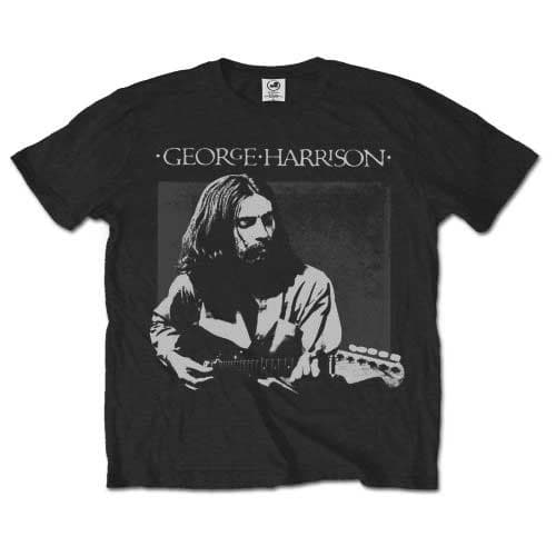 Tričko George Harrison - Live Portrait, Unisex,Čierna,S