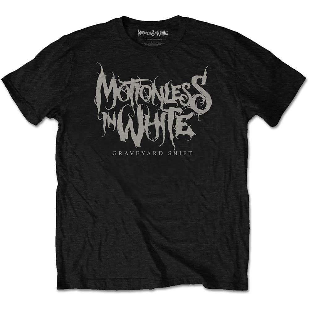 Tričko Motionless in White - Graveyard Shift, Unisex,Čierna,XL